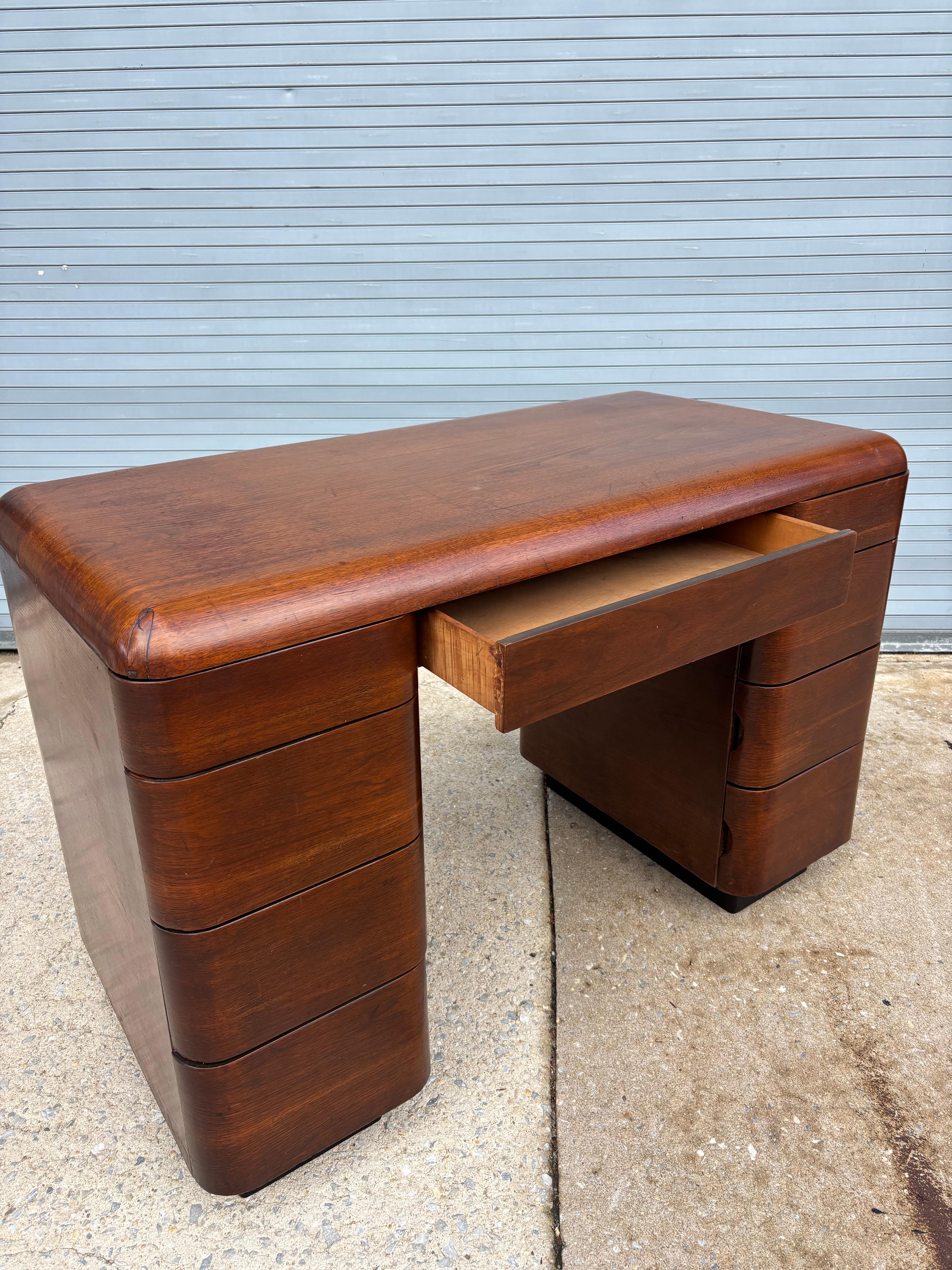 Paul Goldman for PlyModern Walnut Desk For Sale 5