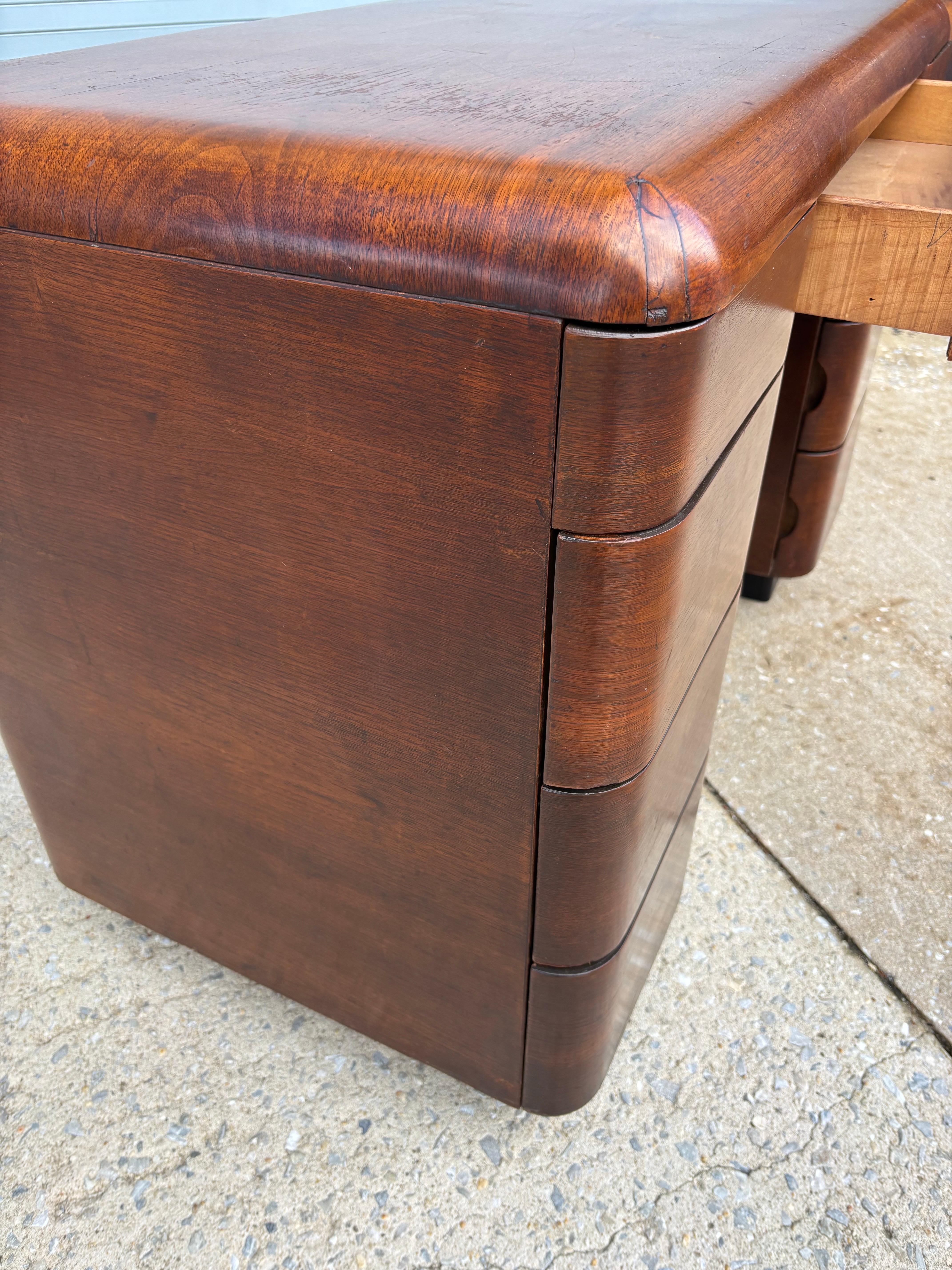 Paul Goldman for PlyModern Walnut Desk For Sale 6