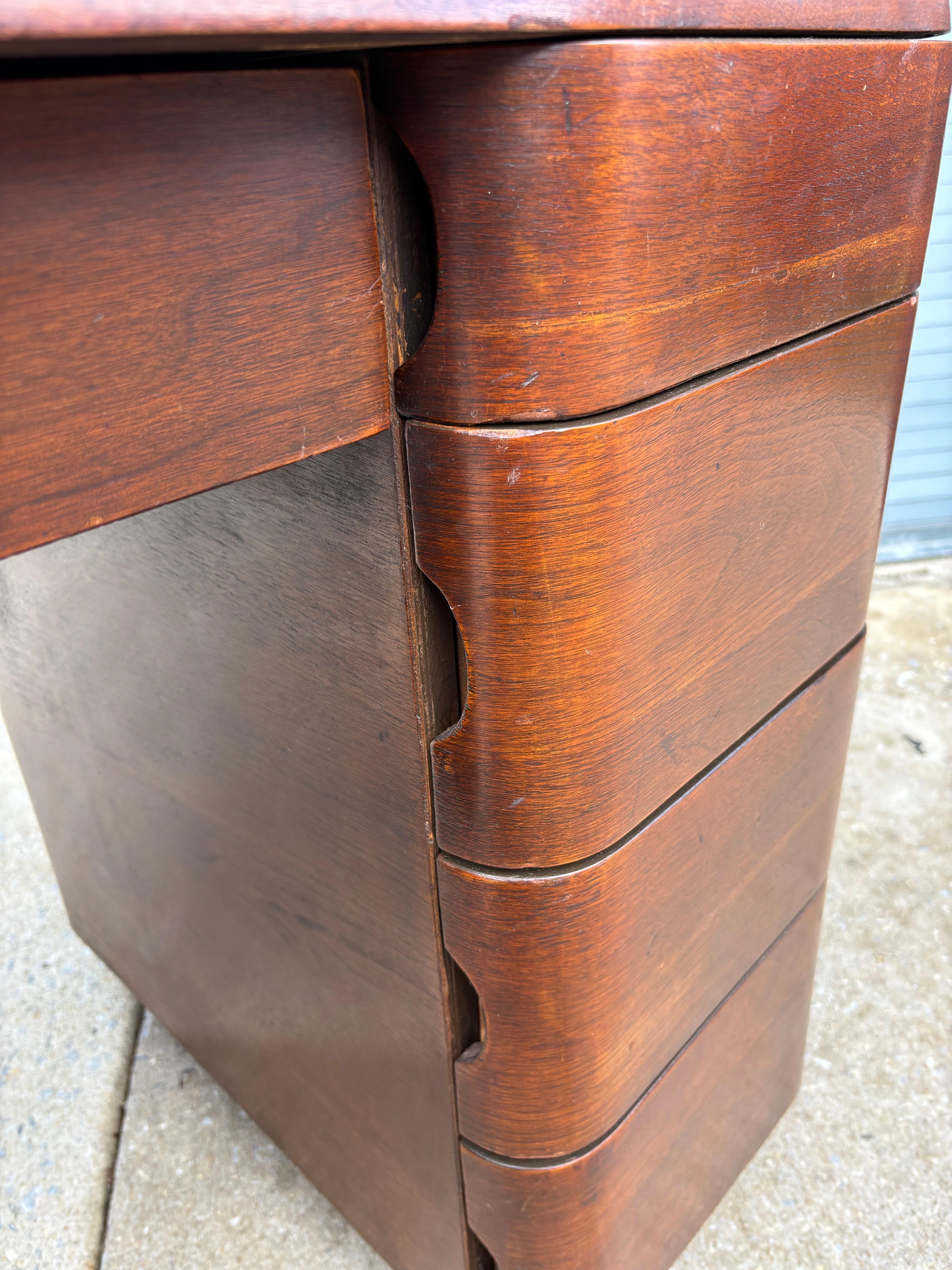Paul Goldman for PlyModern Walnut Desk For Sale 8