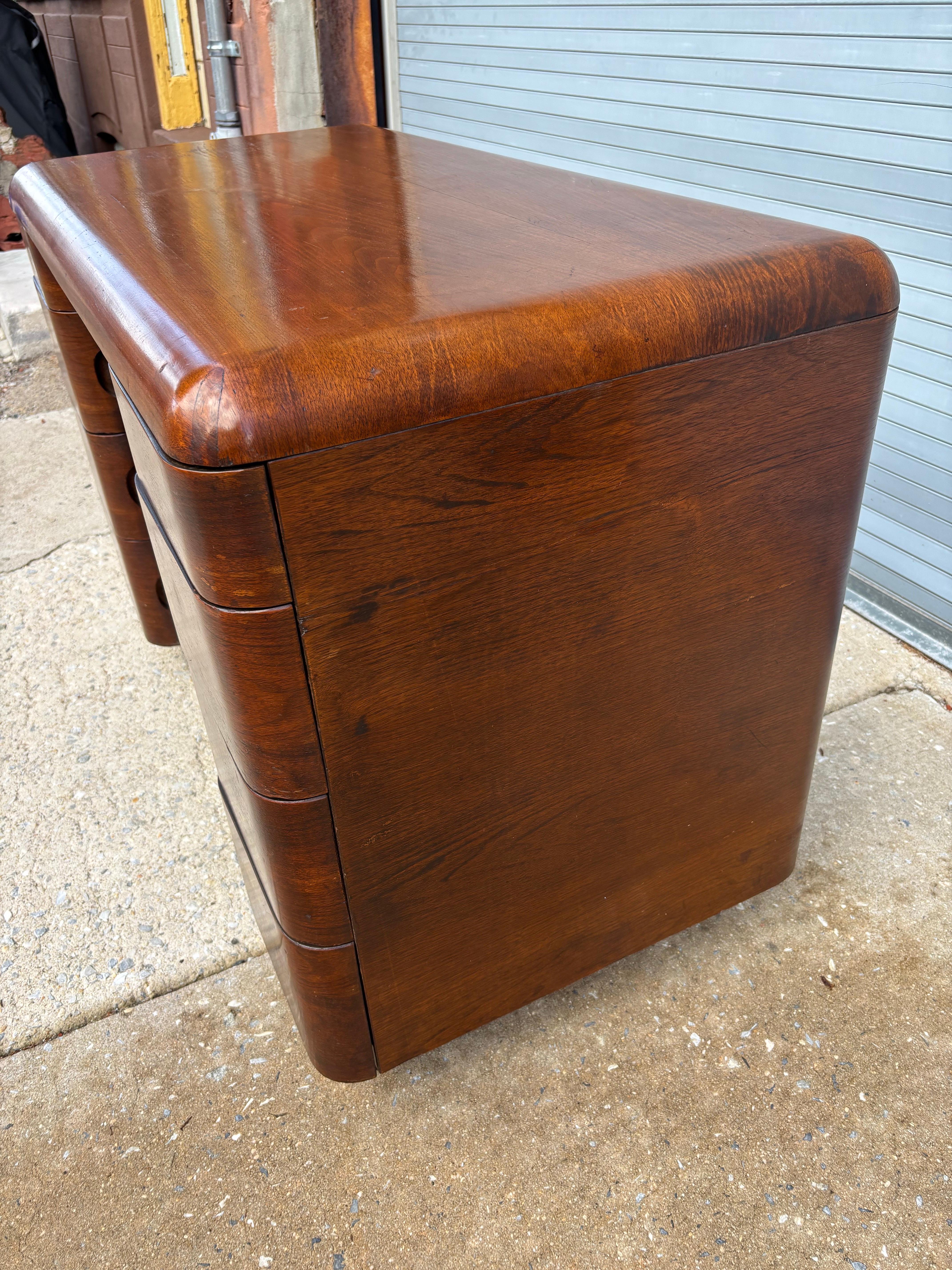 Paul Goldman for PlyModern Walnut Desk For Sale 1