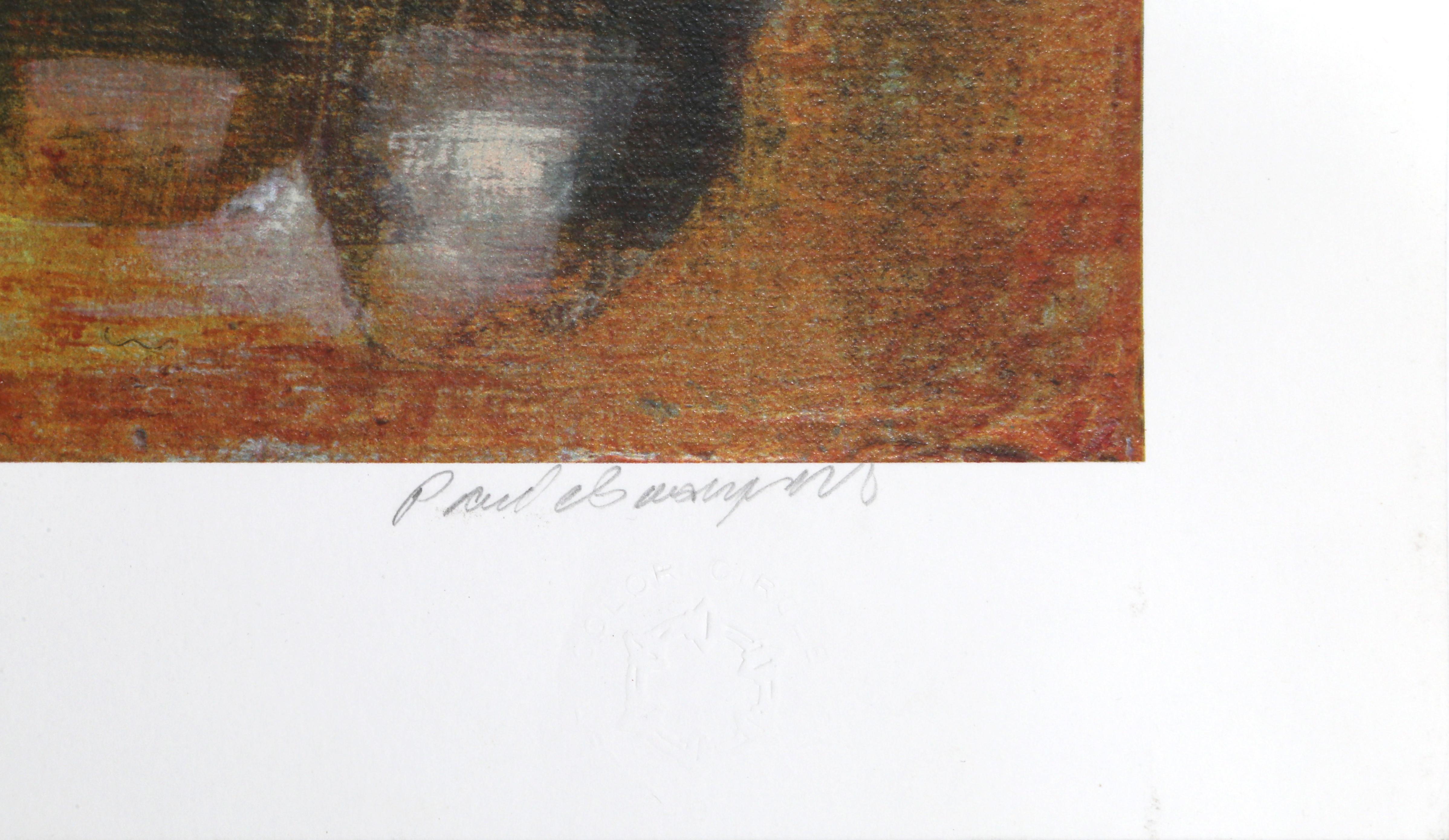 La experiencia del bebé Oouh, serigrafía surrealista de Paul Goodnight en venta 2