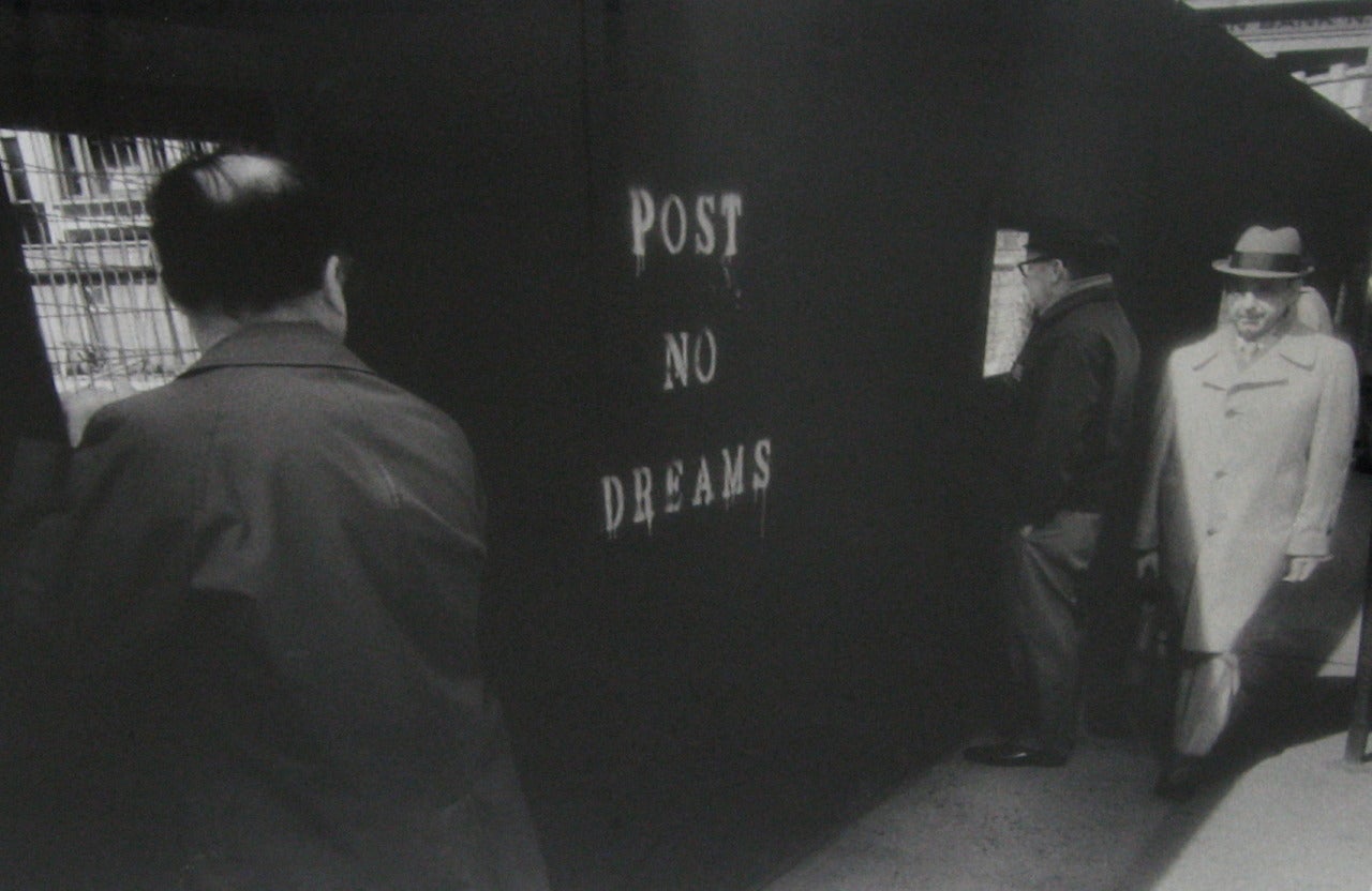 Paul Greenberg Black and White Photograph - Post No Dreams, New York City