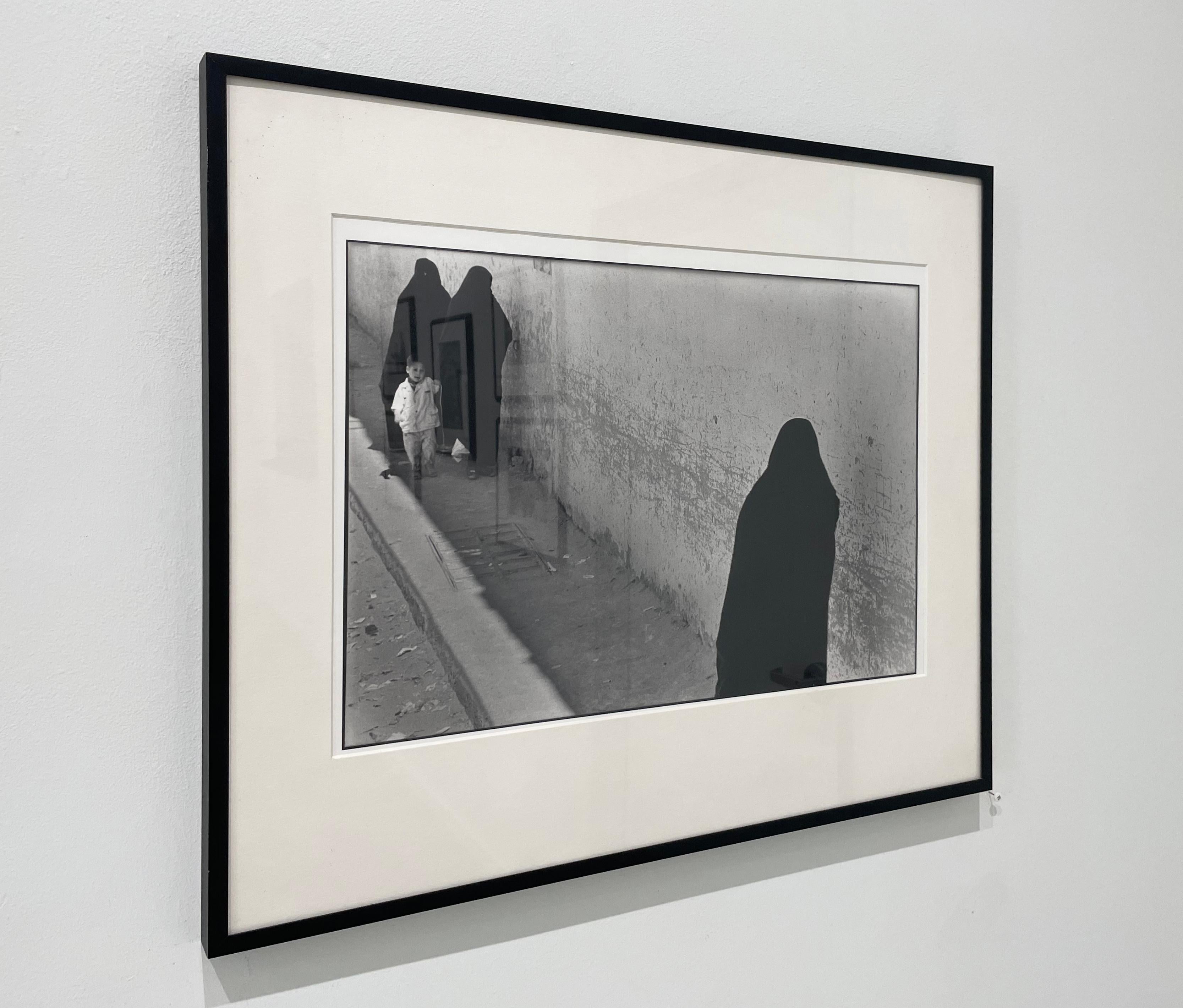 Three Figures in Black - Morocco by Paul Greenberg, 1994, Silver Gelatin Print For Sale 2