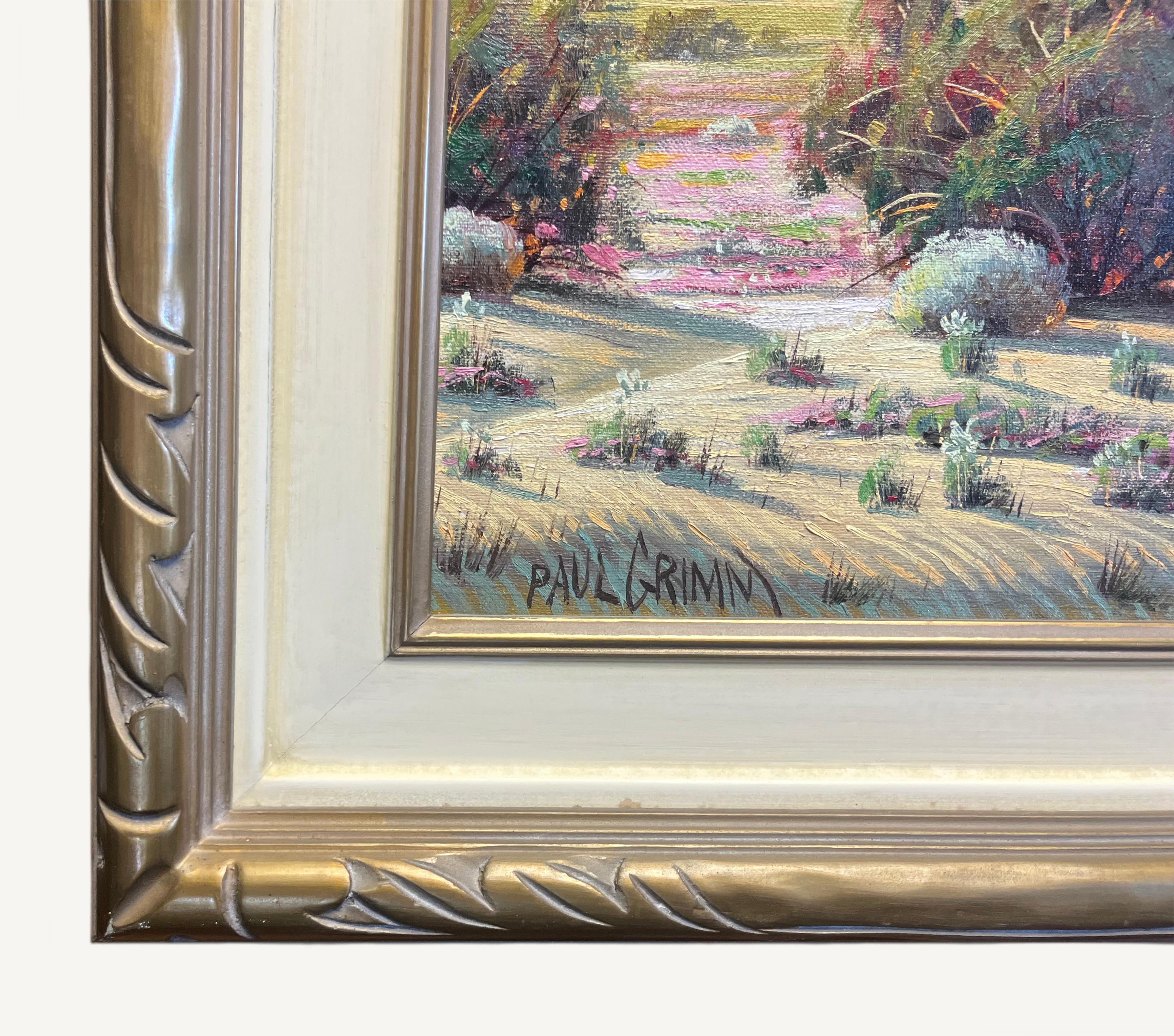 Mount San Jacinto with Desert Bloom, c. 1950 For Sale 3