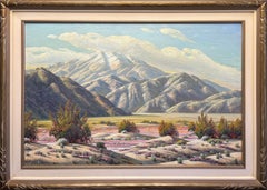 Mount San Jacinto with Desert Bloom, c. 1950
