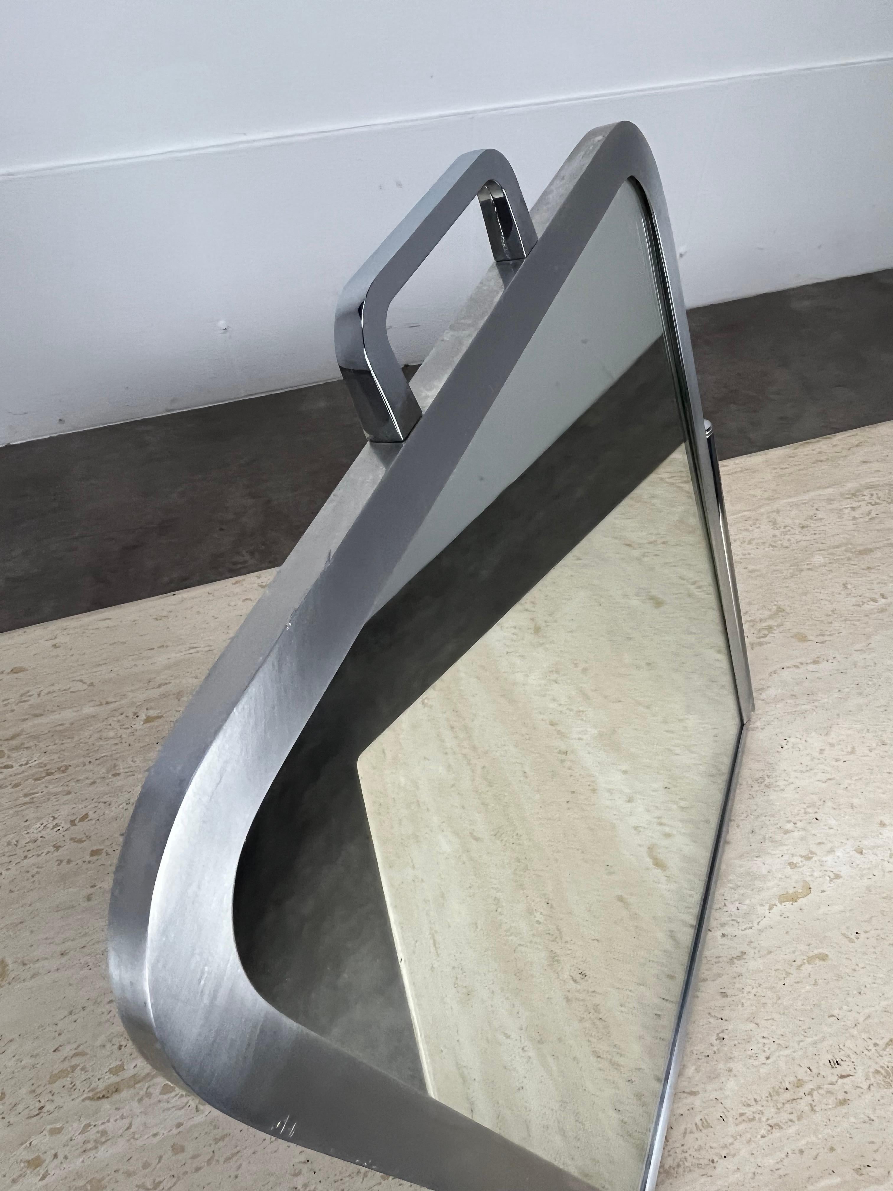 Miroir Paul Grivois, pièce française moderniste circa 1960 en vente 4
