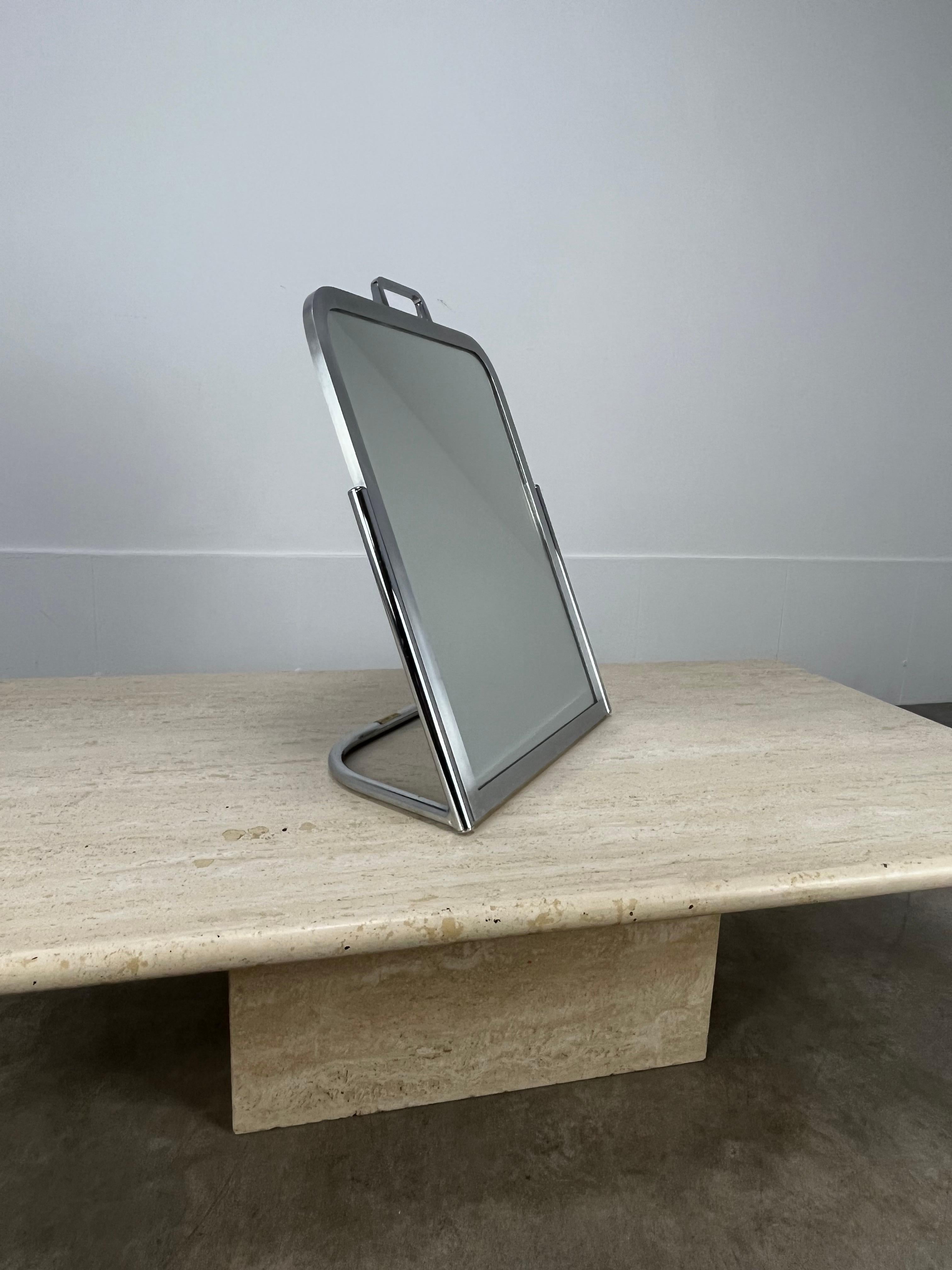 Moderne Miroir Paul Grivois, pièce française moderniste circa 1960 en vente