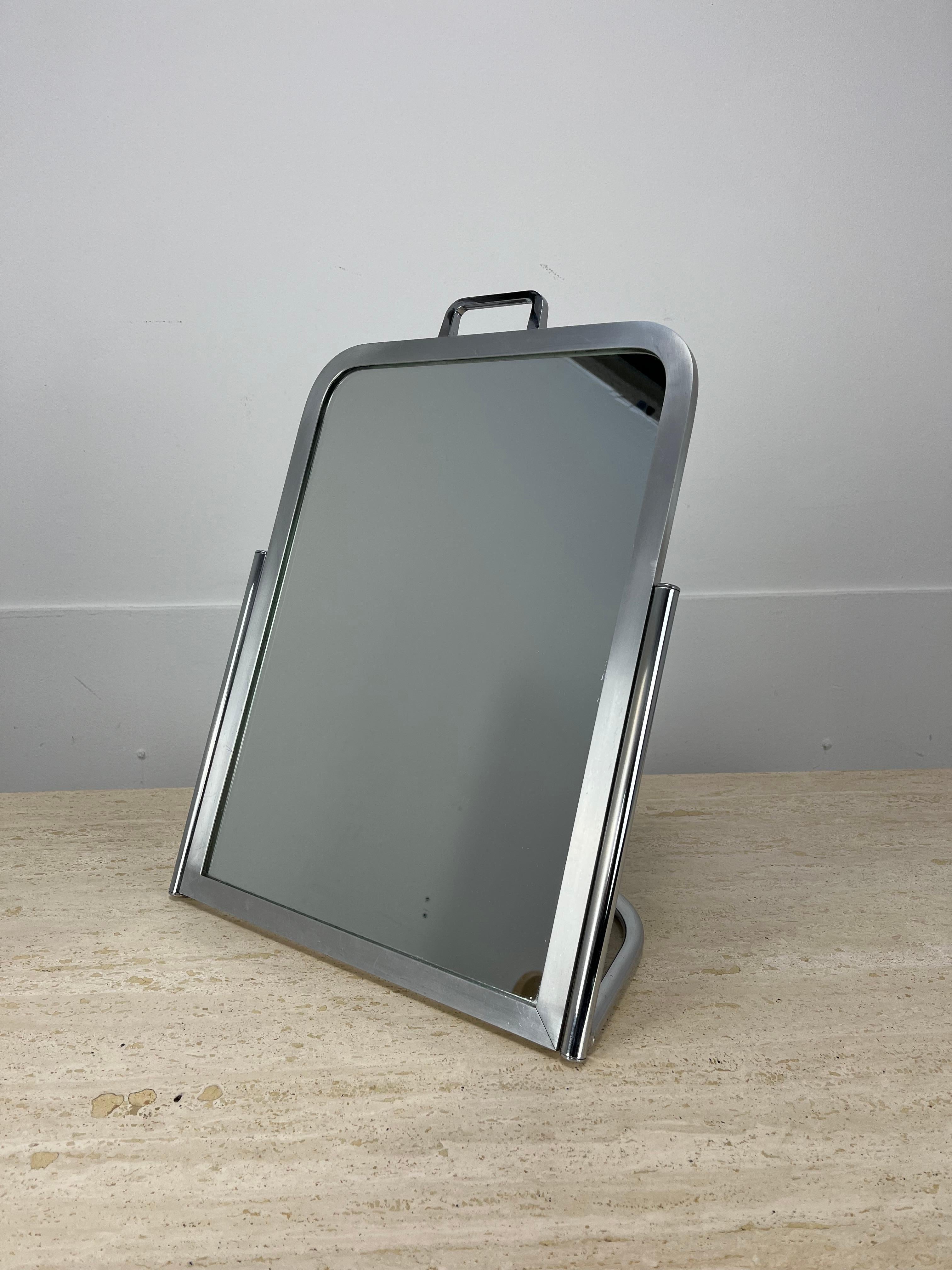 Miroir Paul Grivois, pièce française moderniste circa 1960 Bon état - En vente à BELFORT, FR