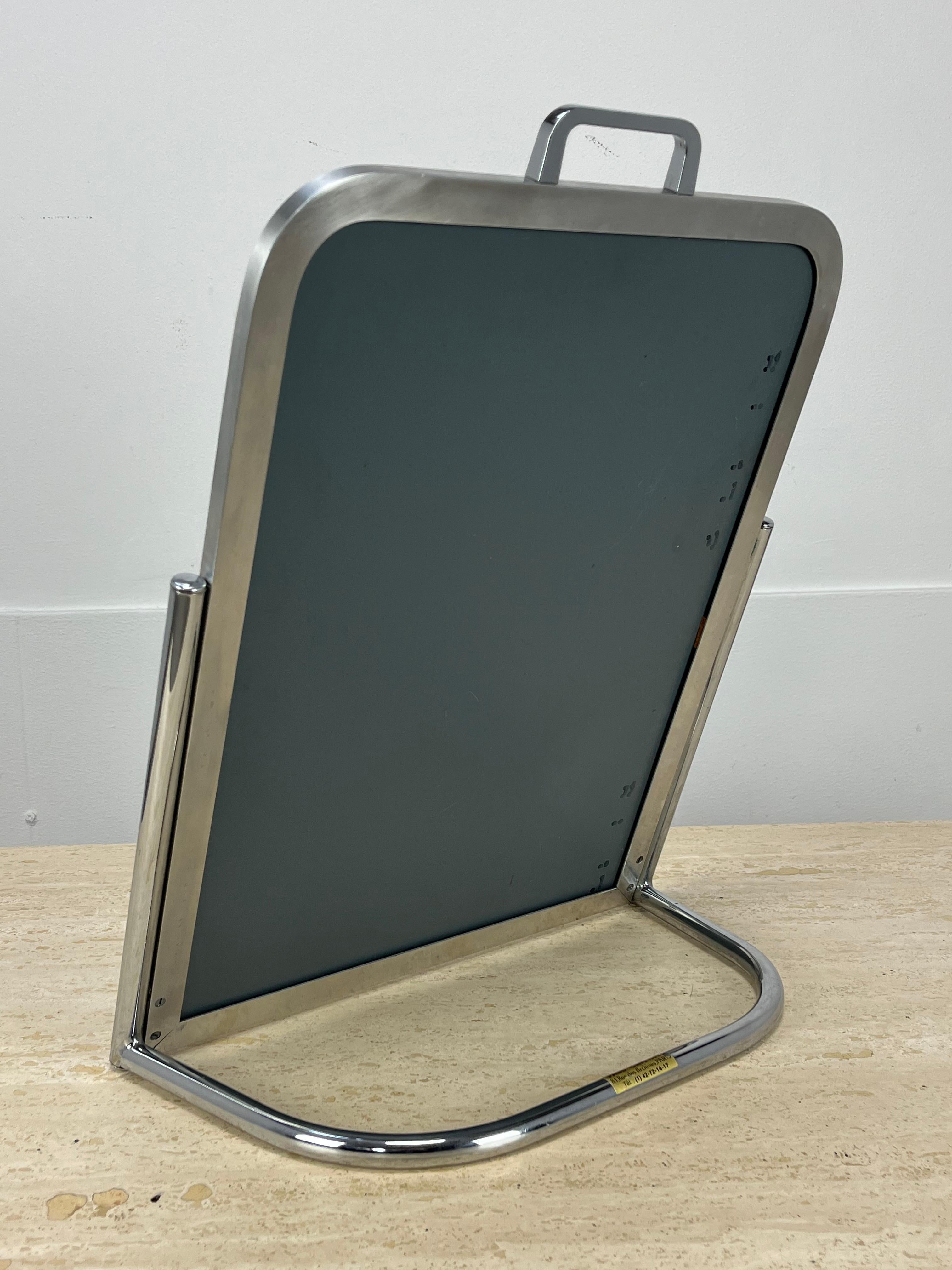 Miroir Paul Grivois, pièce française moderniste circa 1960 en vente 1