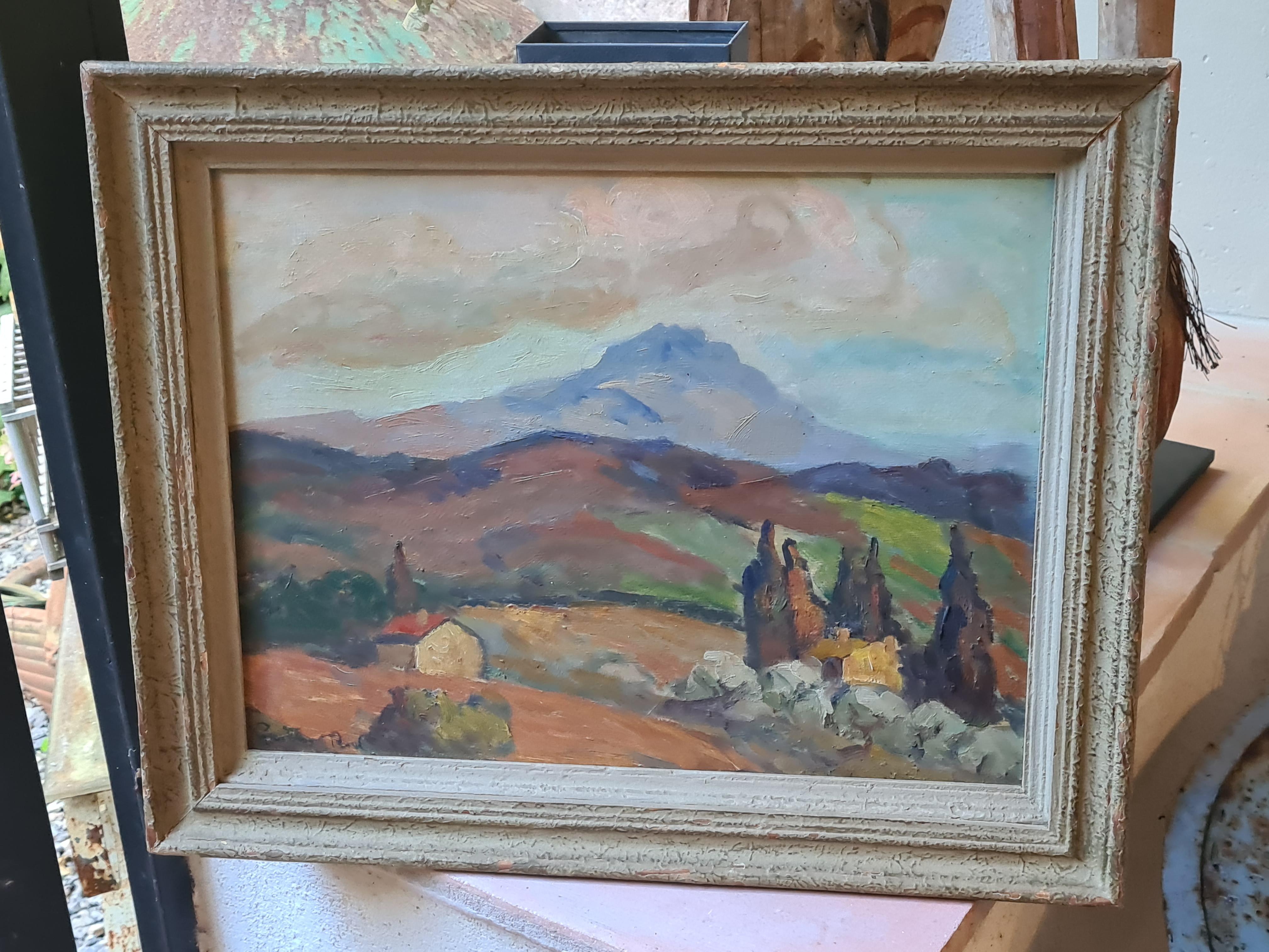 Fauvist Landscape signed Paul Guillaume For Sale 10