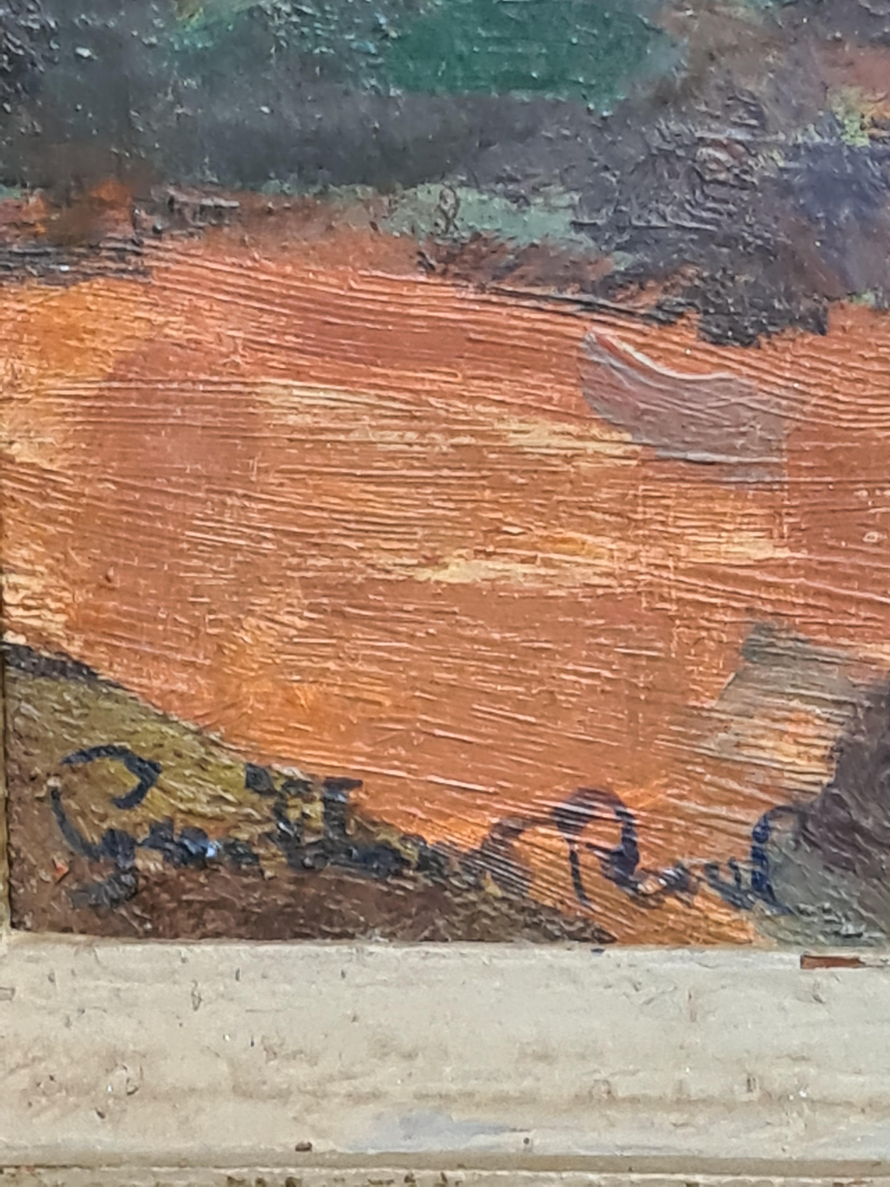 Fauvist Landscape signed Paul Guillaume For Sale 1