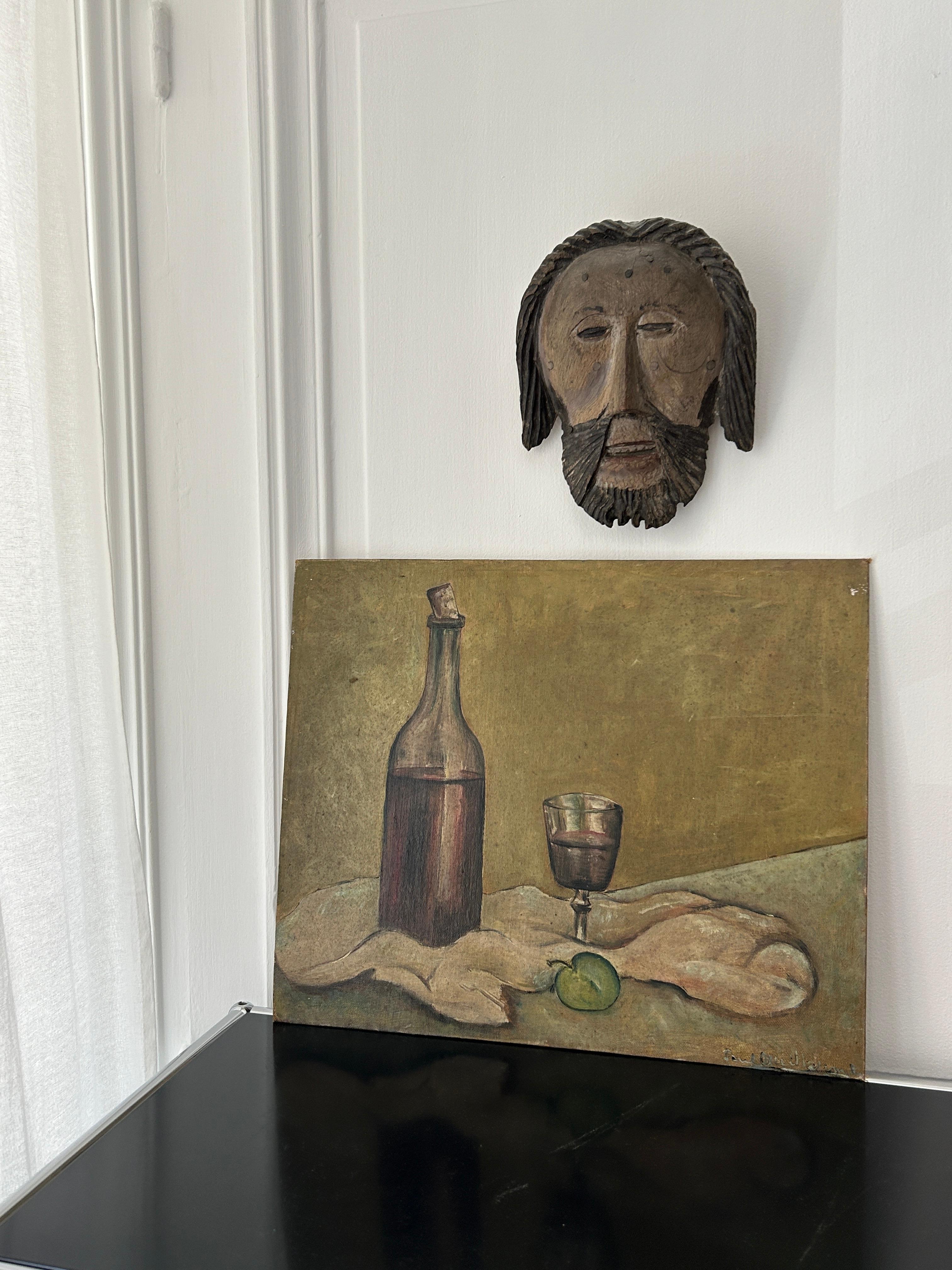Paul Guillaume, Glas und Flasche, 1926, Öl auf leinwandbespanntem Karton im Angebot 7