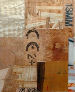 08-31, Original Abstract Reclaimed Wood Collage, 2019