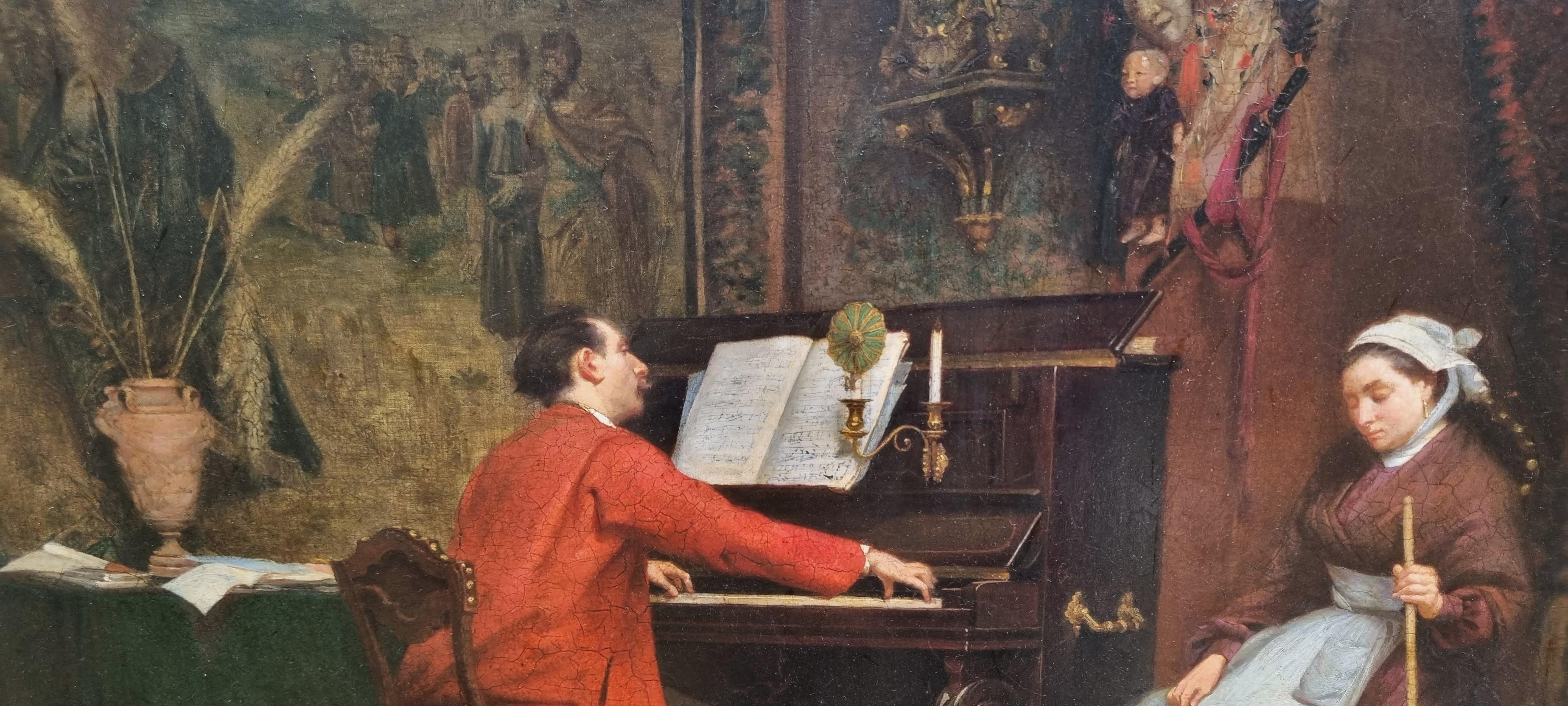 Gabriel Paul GUILLOT
Reims, 1850 - 1914
Le jugement du serviteur
Huile sur toile
65 x 81 cm (77,5 x 97 cm avec le cadre)
Signé et daté à gauche 