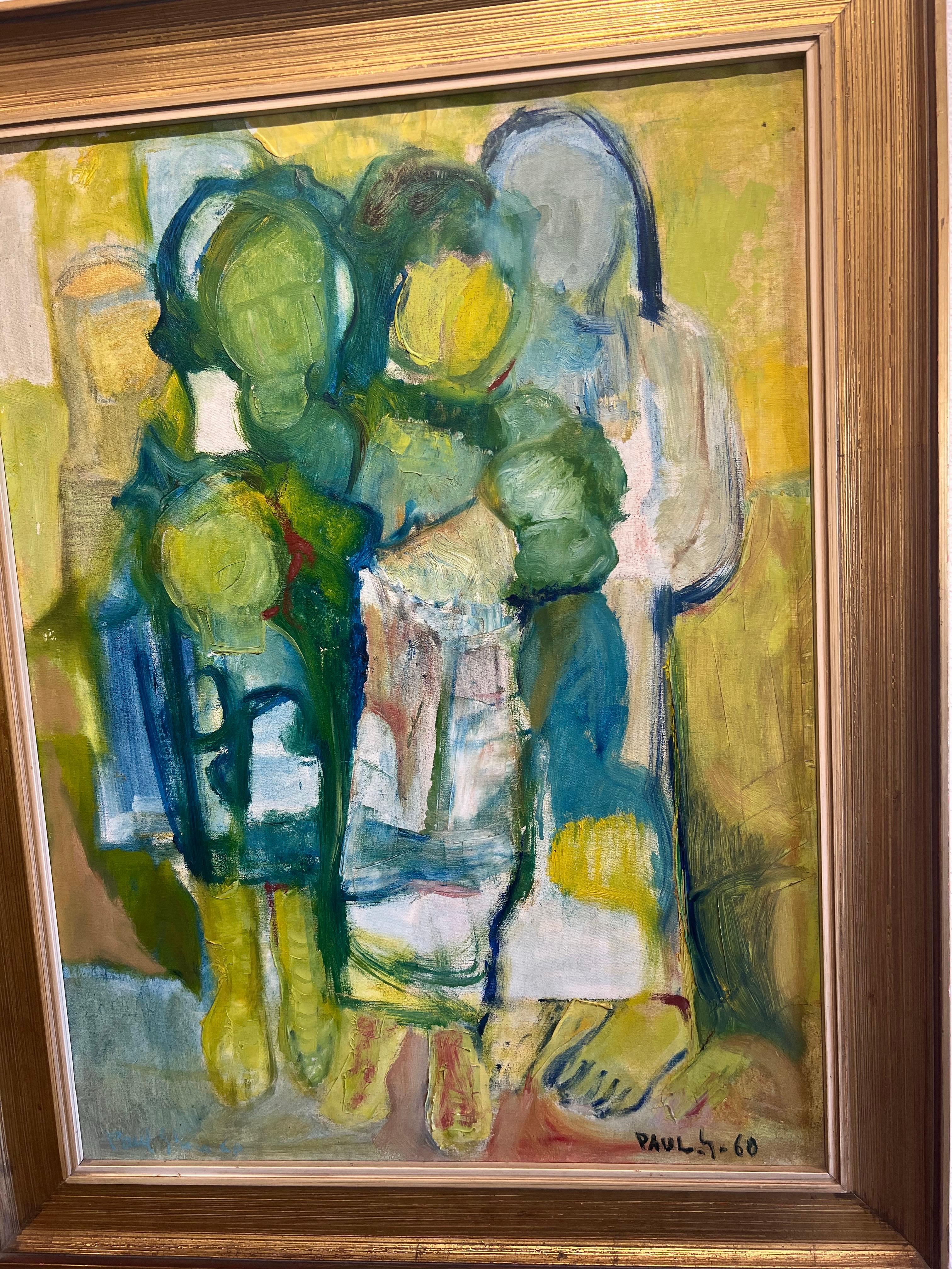 Arte contemporáneo, la familia, figuras, Paul Guiragossian. en venta 10