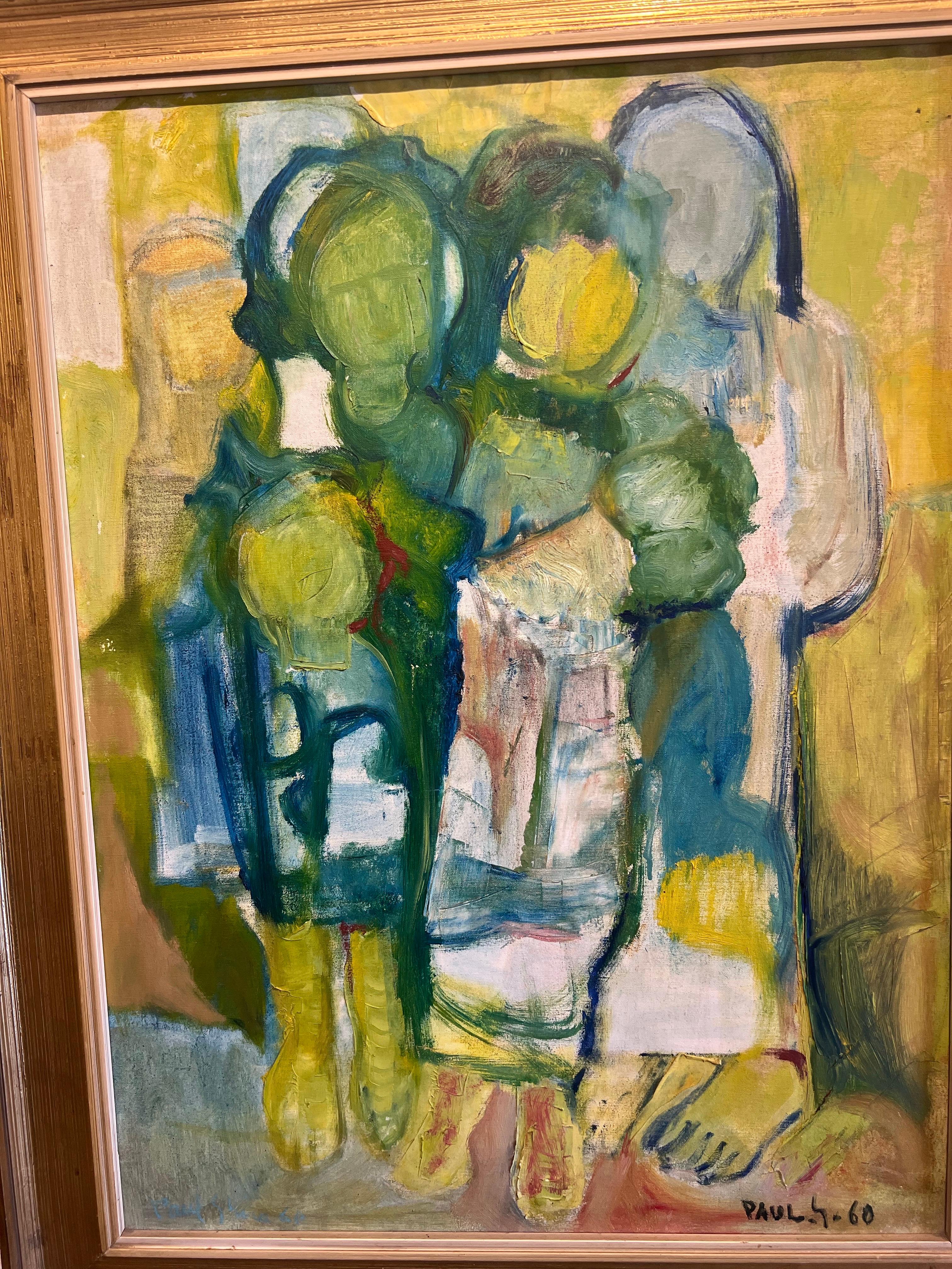 Arte contemporáneo, la familia, figuras, Paul Guiragossian. en venta 8