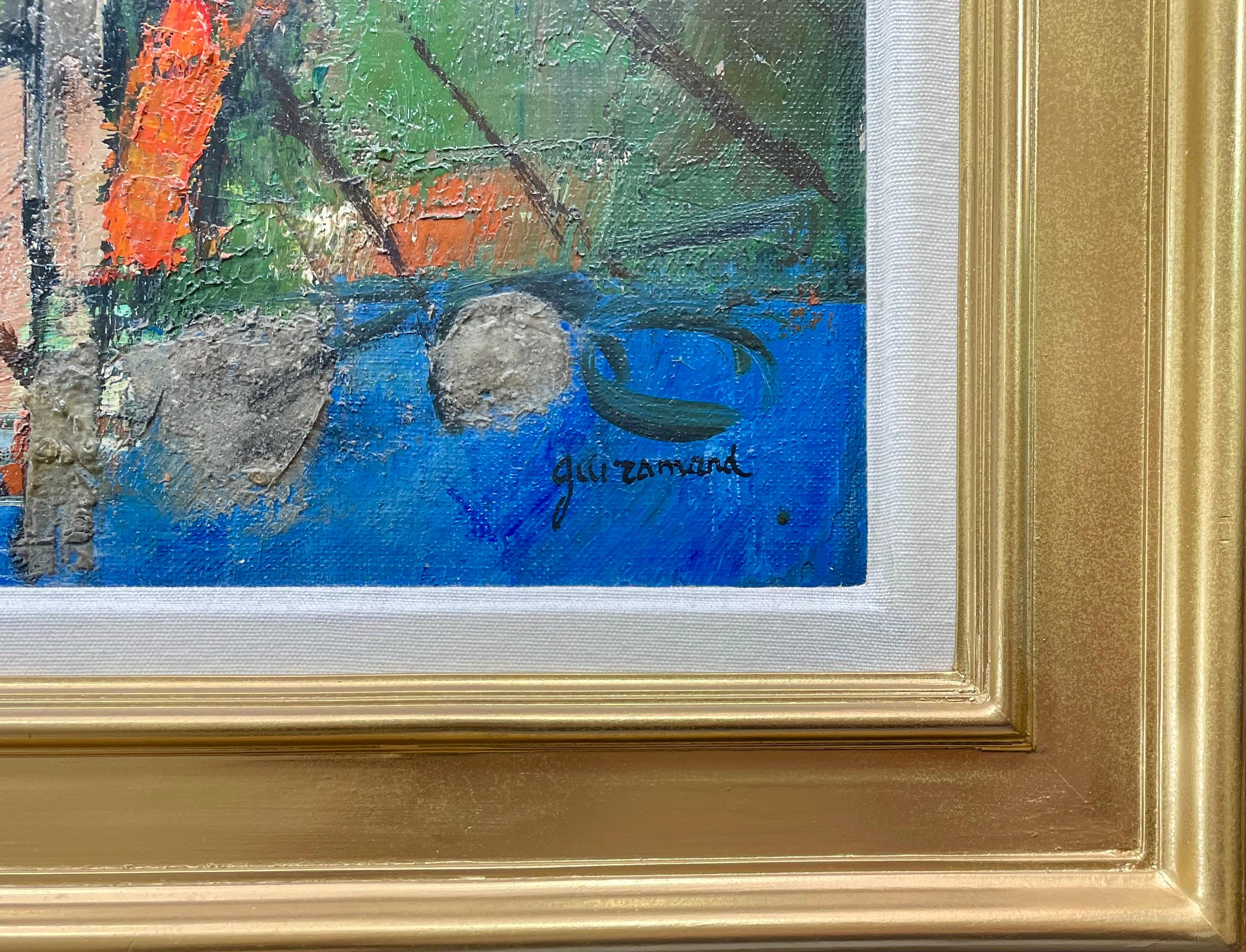 Casa sul lago - Painting di Paul Guiramand