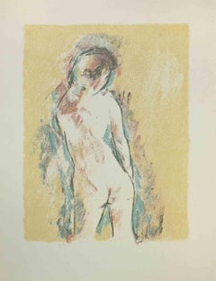 Akt – Lithographie von Paul Guiramand – Mitte des 20. Jahrhunderts