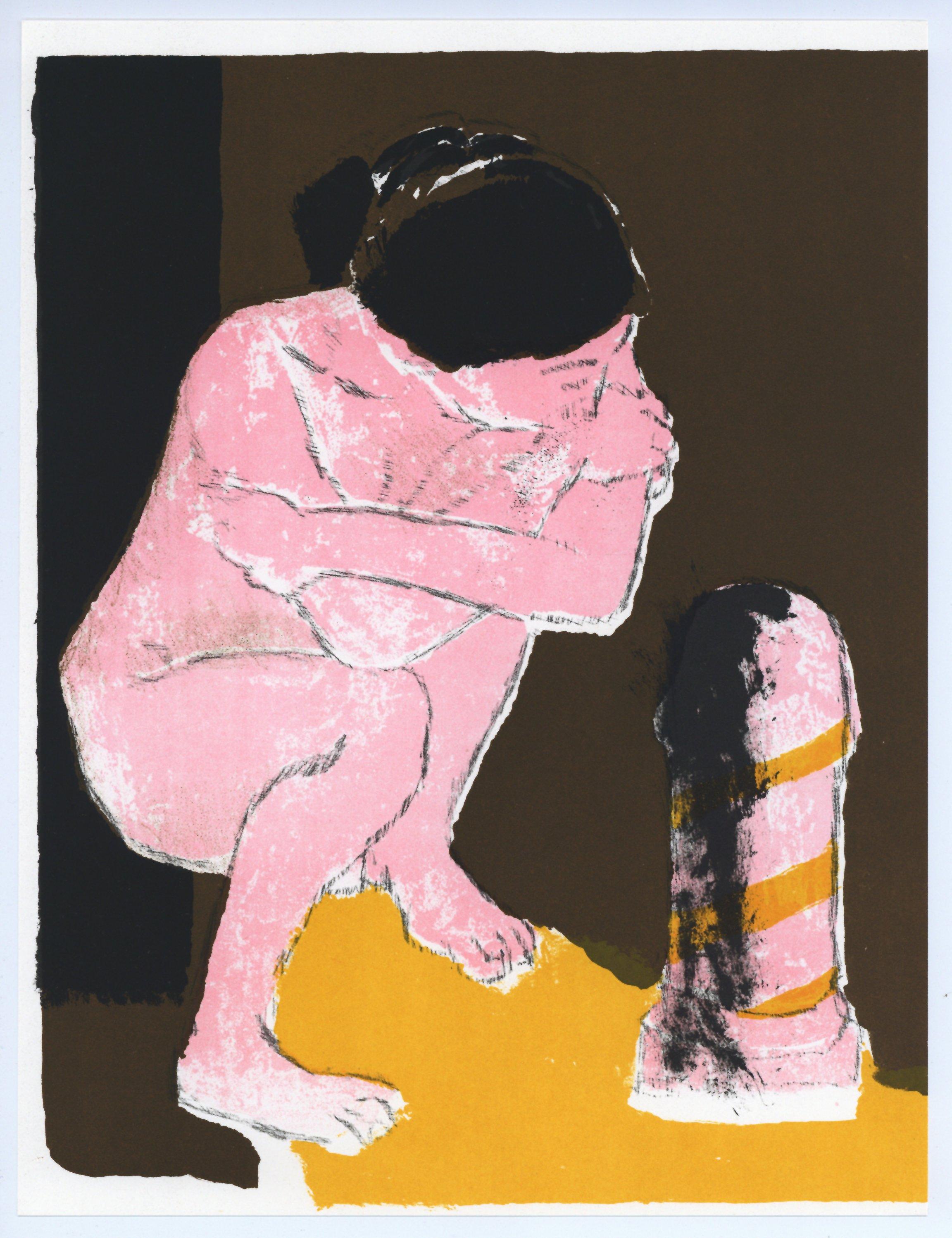 Originallithographie – Print von Paul Guiramand