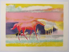 Vintage Paul Guiramand -- Horses