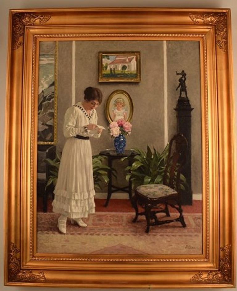 Paul Gustav Fischer (1860-1934), Denmark. Oil on canvas. 