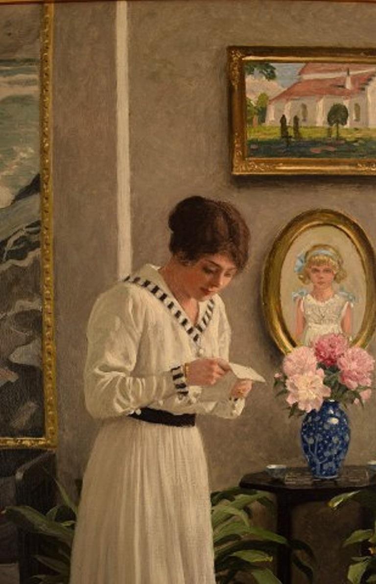 Danish Paul Gustav Fischer '1860-1934', Denmark, Oil on Canvas, 