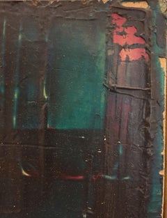 Étude géométrique abstraite du milieu du siècle dans la peinture Macro-Molecular polymérée