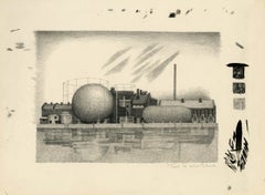 Escena de refinería