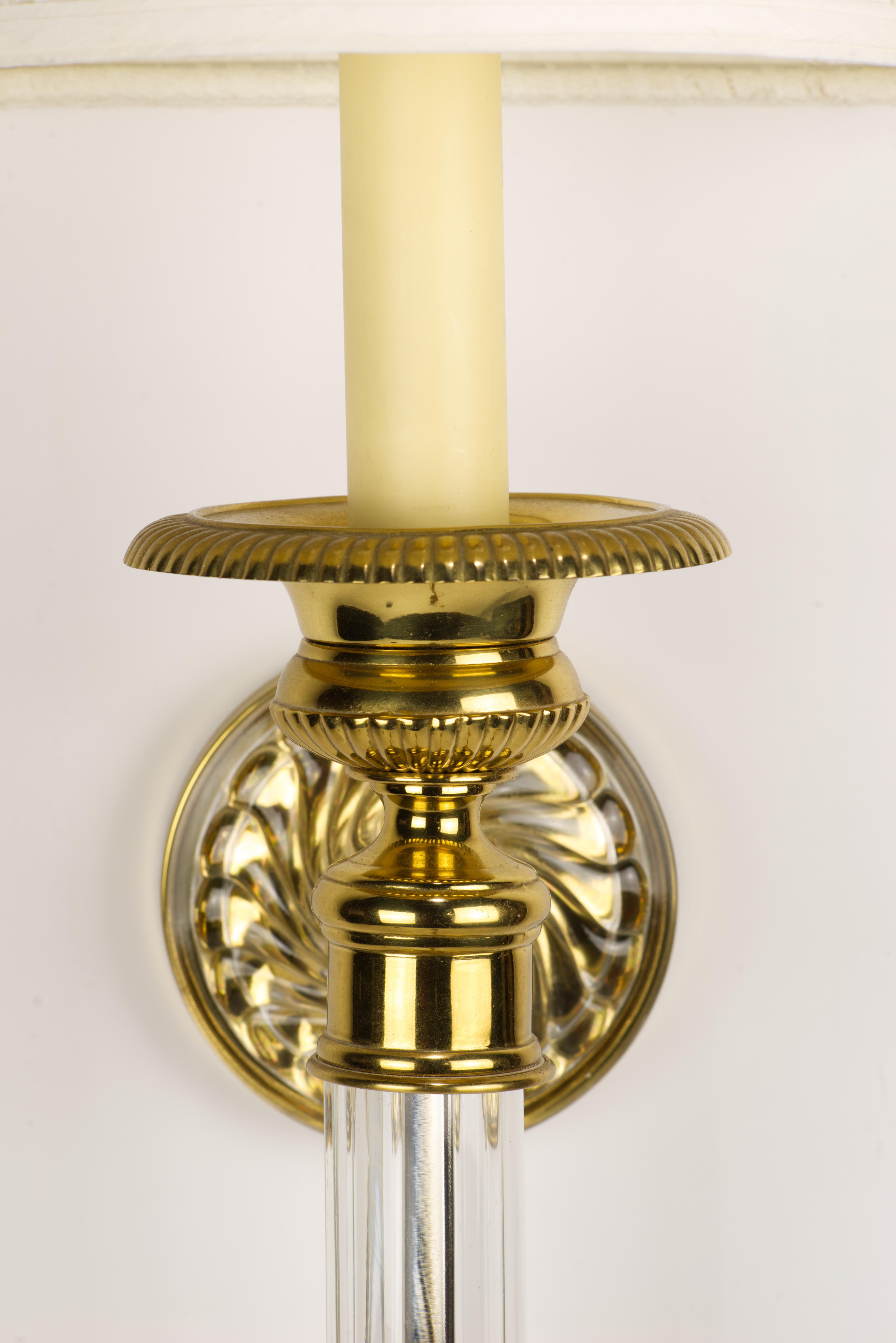 Crystal Paul Hanson,  Hollywood Regency Style Sconce For Sale