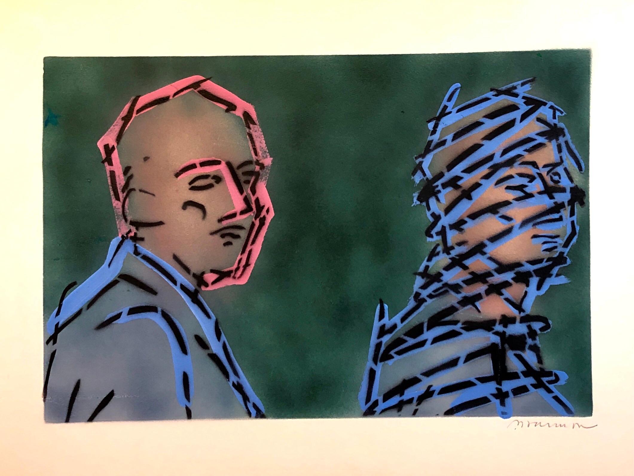 Contemporary Pop Art Paul Harmon Acrylic Painting New Yorker Magazine Artist 7