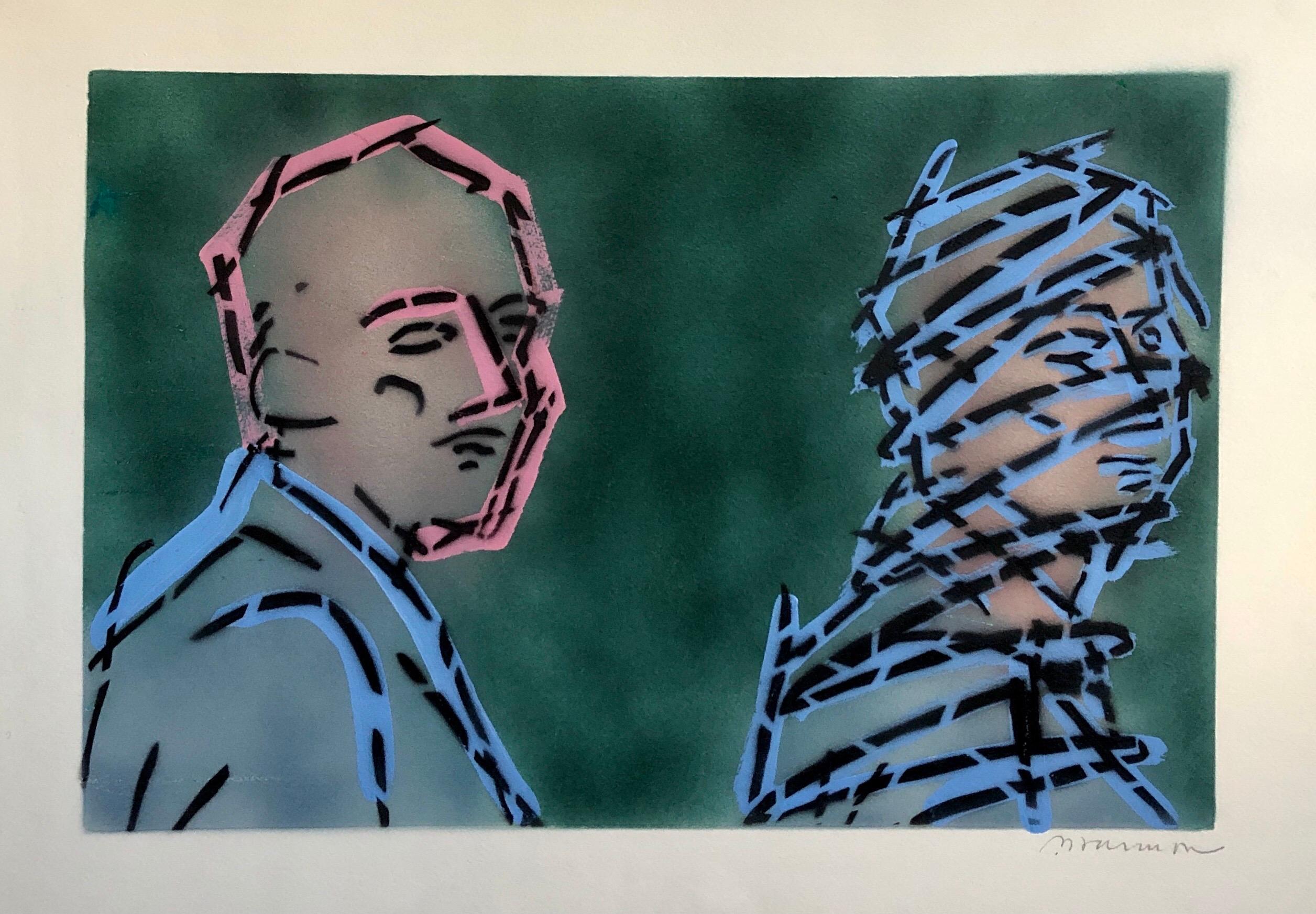 Contemporary Pop Art Paul Harmon Acrylic Painting New Yorker Magazine Artist 5
