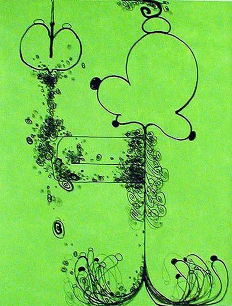 Juicy Little Passion (Grün) – Print von Paul Henry Ramirez