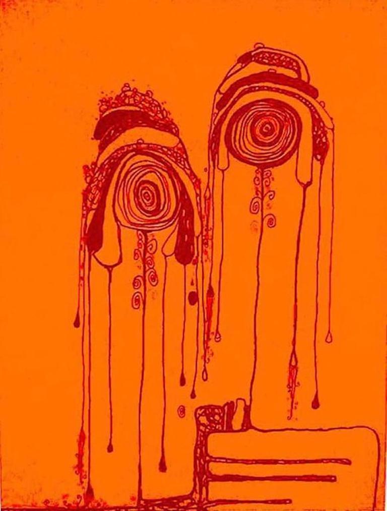 Juicy Little Passion (Orange) - Print by Paul Henry Ramirez