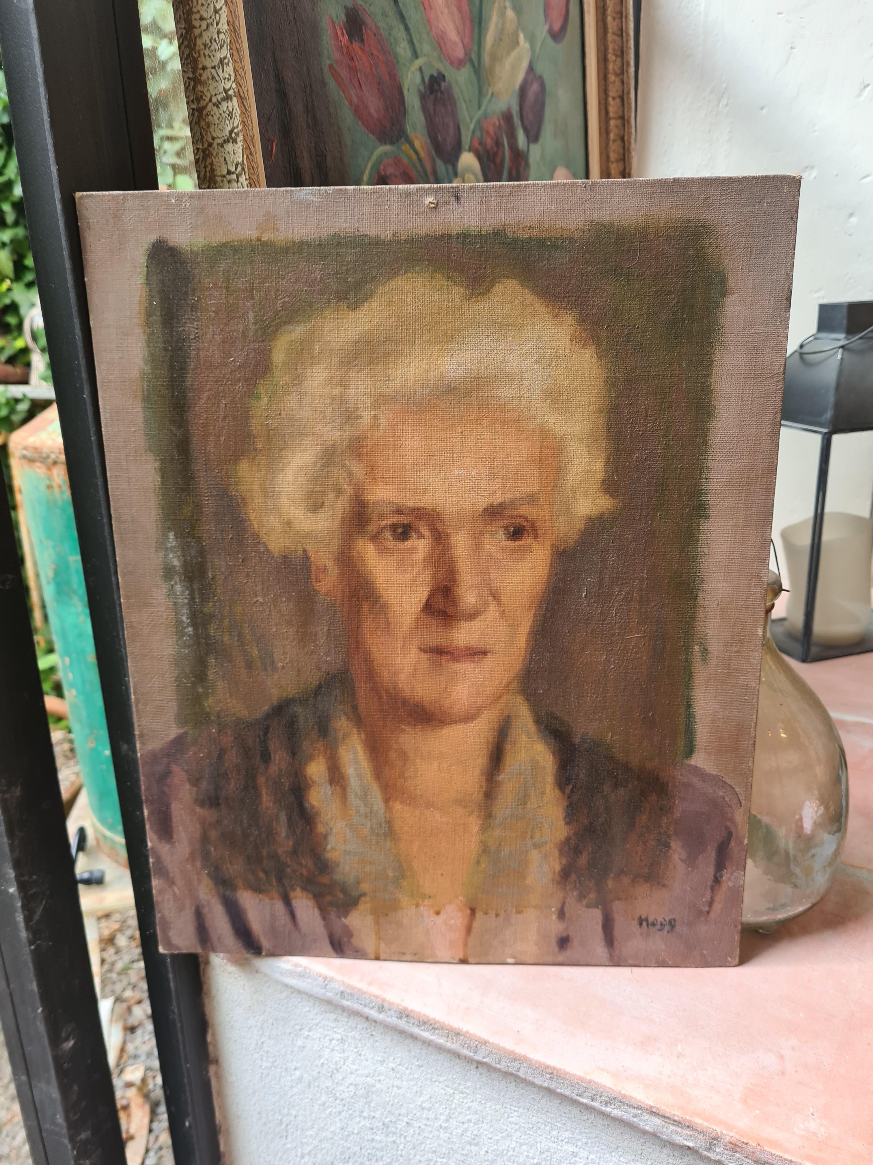 Ritratto di signora in stile Art Déco francese in vendita 4