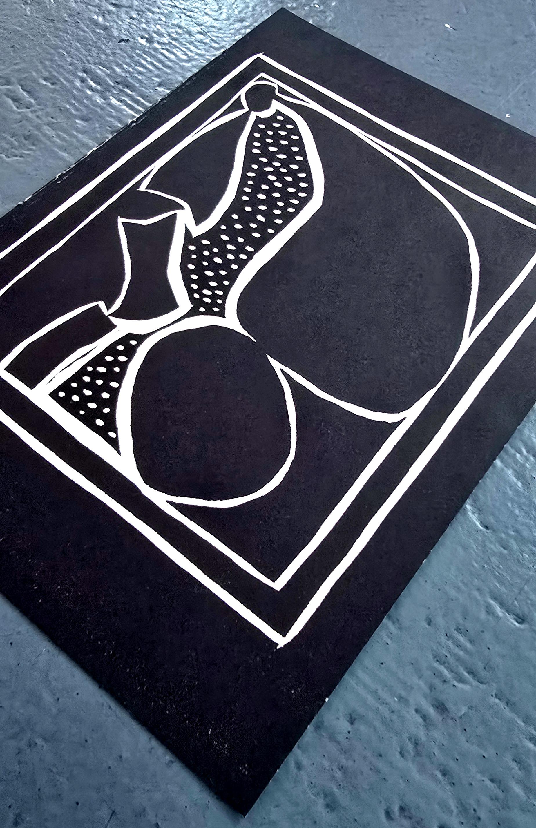 Paul Herrmann
Form A su sfondo nero (Astratto, Moderno, Mid-Century)
Linocut
1970
Firmato, intitolato e datato in pietra sul verso (lungo il margine inferiore)
Edizione: 100 (non numerati singolarmente)
Dimensioni: 8,5 x 6,25 pollici (21,59 x 15,875