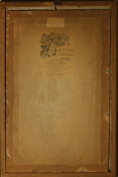 French art, Paris belle epoque, two elegant ladies, pastels signed.