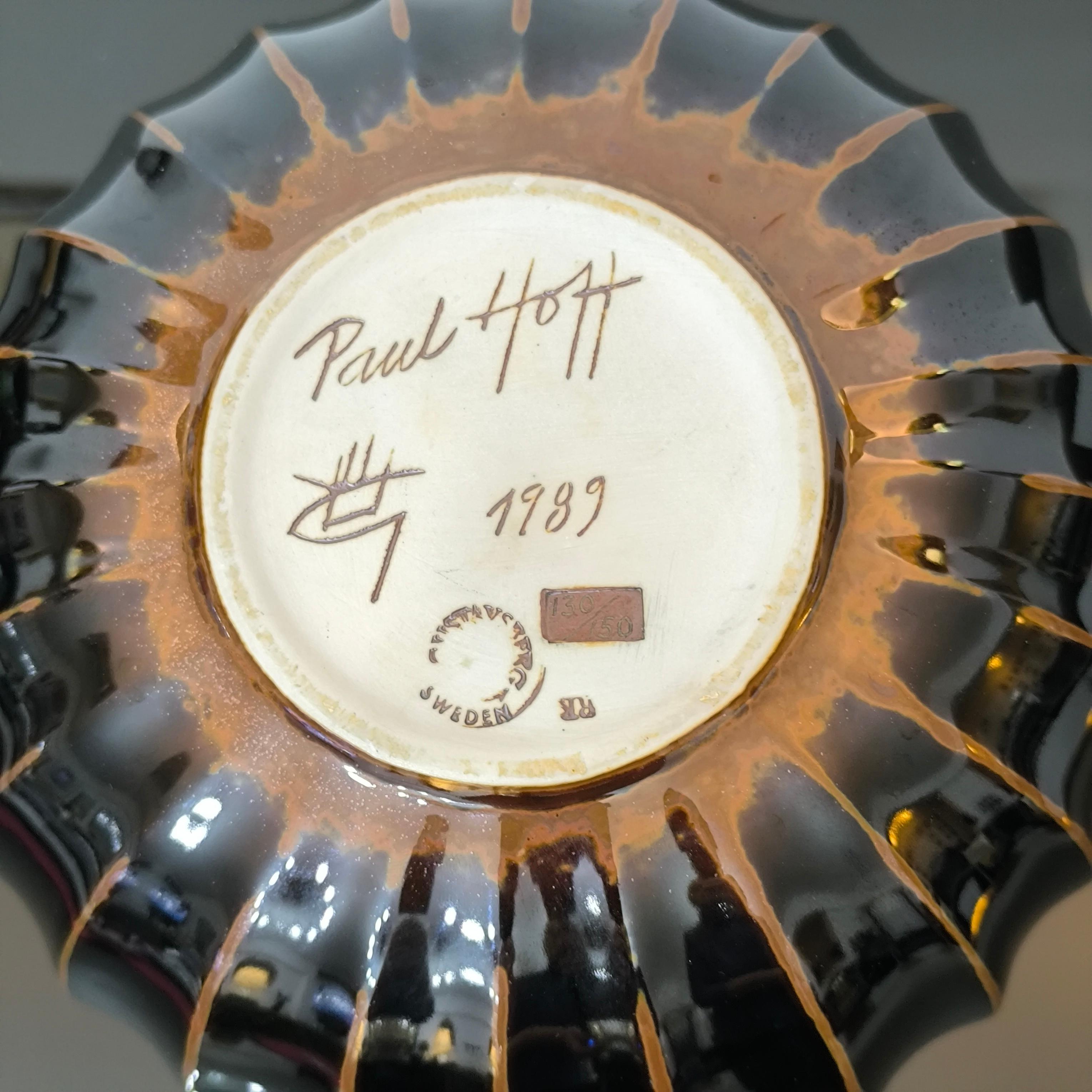 Paul Hoff für Gustavsberg - Steingutkürbis in limitierter Auflage, 1989 im Angebot 2