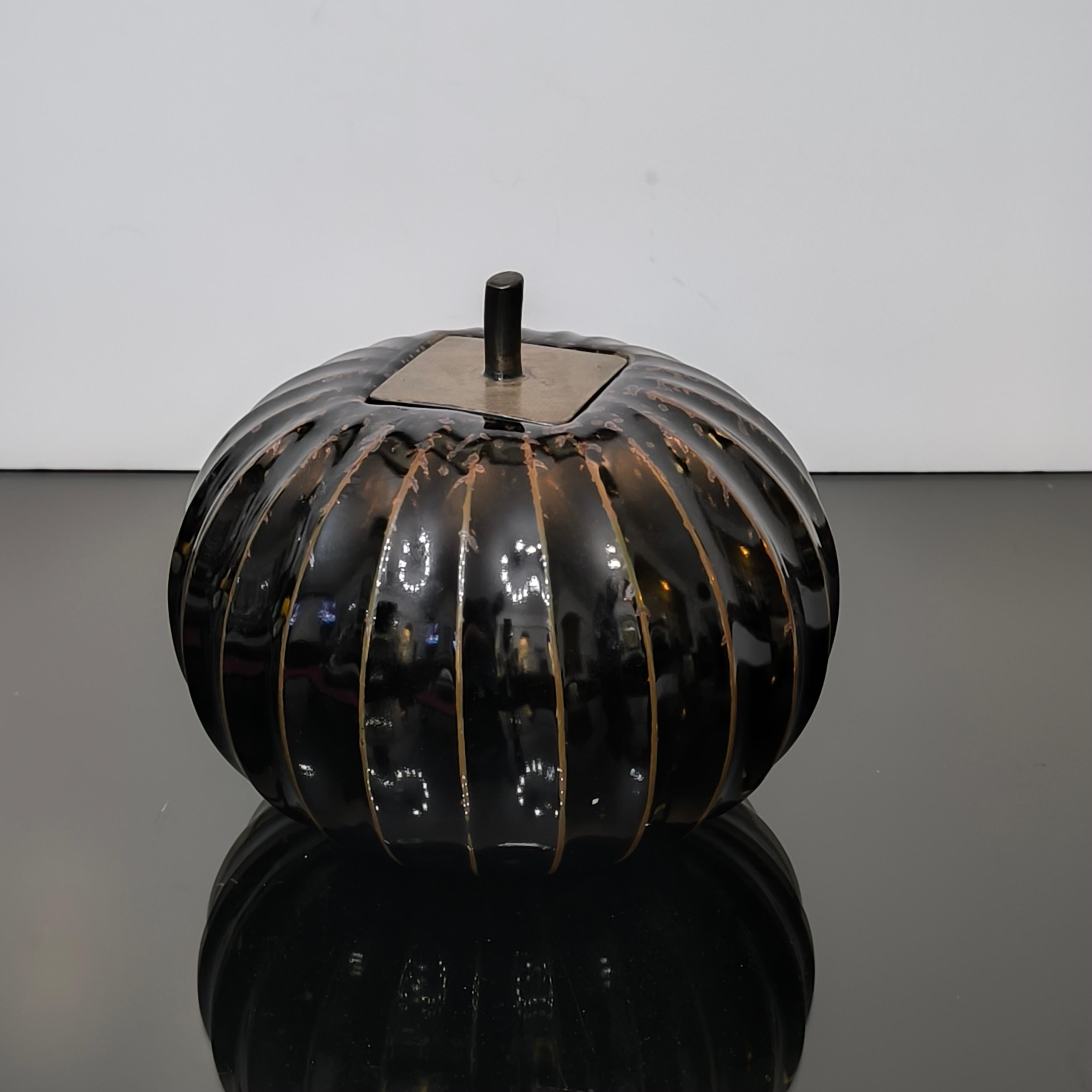 Paul Hoff für Gustavsberg - Steingutkürbis in limitierter Auflage, 1989 (Postmoderne) im Angebot