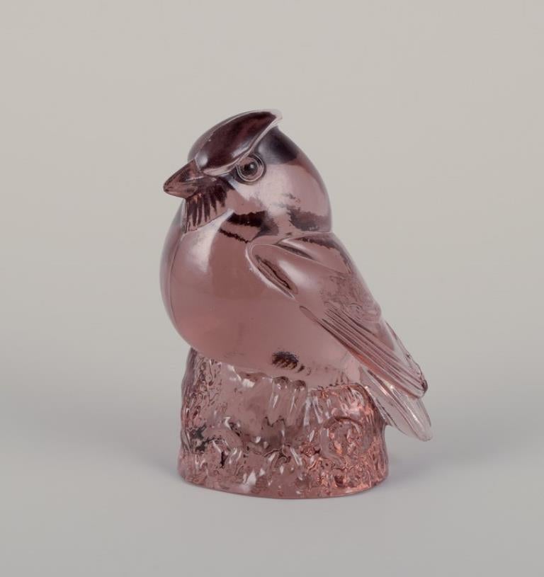Paul Hoff pour Kosta Boda / Svenskt Glas, trois figurines en verre d'art.
WWF.
Ca. 1980s.
Marqué.
Bleu : L 8,0 cm x H 5,5 cm.