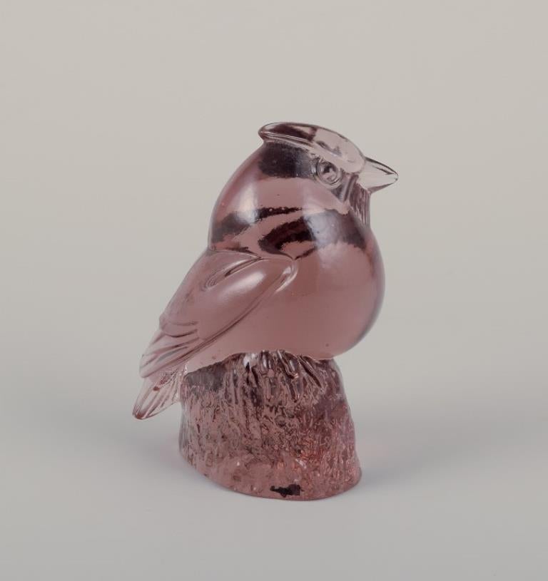 Suédois Paul Hoff pour Kosta Boda / Svenskt Glas, trois figurines en verre d'art. WWF. en vente