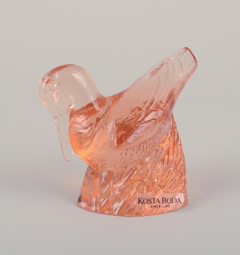Paul Hoff pour Kosta Boda / Svenskt Glas, trois figurines en verre d'art. WWF. Excellent état - En vente à København, Copenhagen