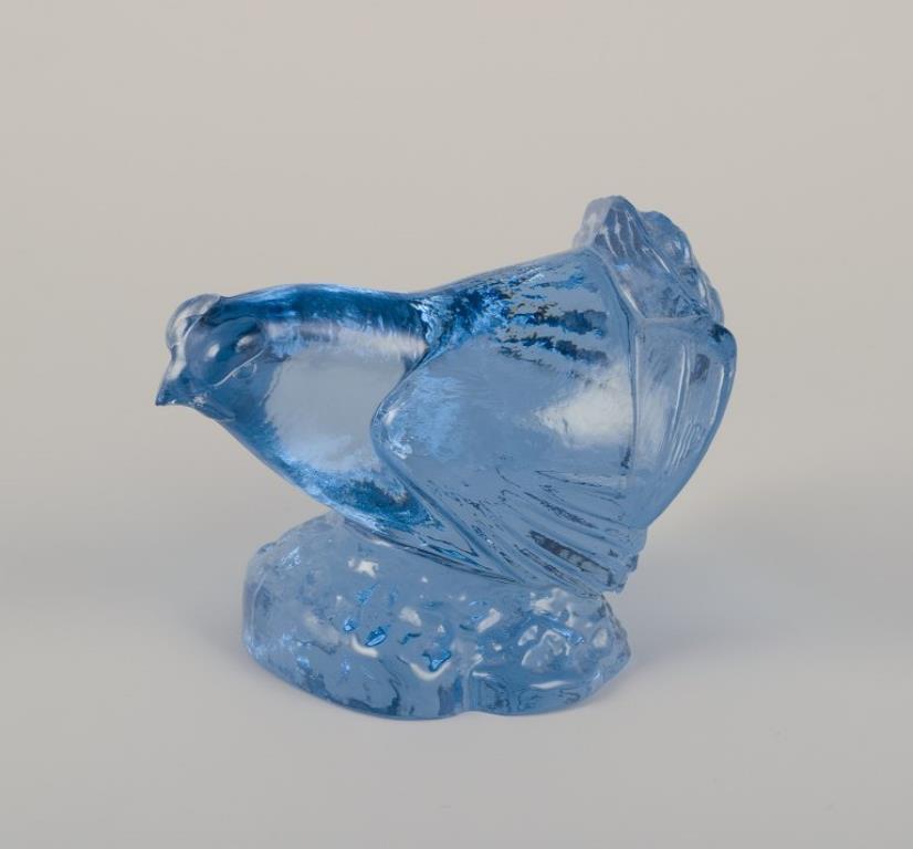Fin du 20e siècle Paul Hoff pour Kosta Boda / Svenskt Glas, trois figurines en verre d'art. WWF. en vente