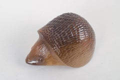 Paul Hoff for Kosta Boda / WMF. Art glass figurine of a hedgehog. 1976