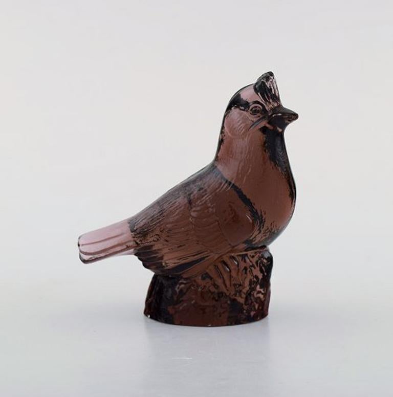Paul Hoff for Svenskt Glas, 5 birds in art glass. WWF.
Largest measures 9 cm. x 6 cm.
In perfect condition.
Stamped.