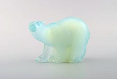 Paul Hoff for "Svenskt Glass", Three Art Glass Figures, WWF