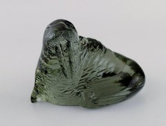 Paul Hoff for Swedish Glass, Four Figures in Art Glass, Wwf, 1980s