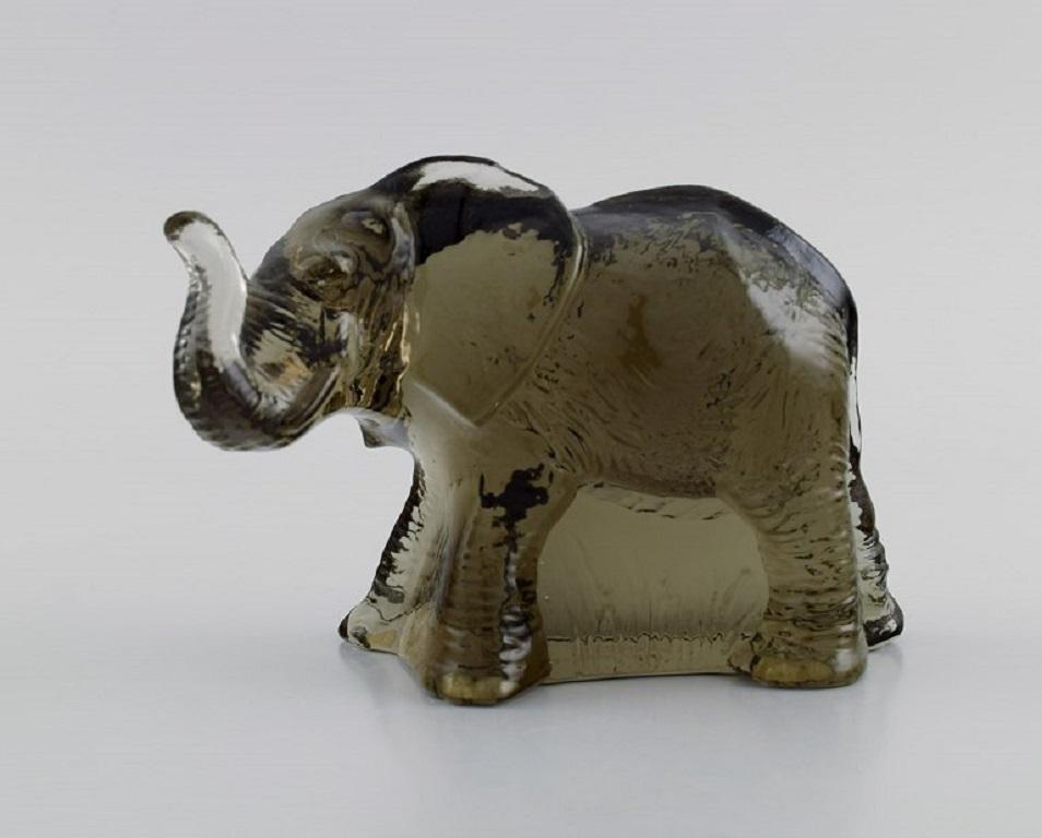 Paul Hoff para Swedish Glass, Tres figuras en vidrio artístico, WWF, años 70 Escandinavo moderno en venta