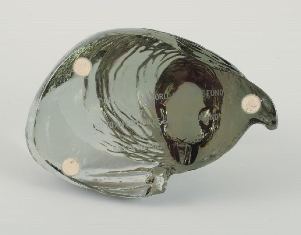 Fine XX secolo Paul Hoff per Swedish Glass, Due figure di un orango e di un tricheco in vendita