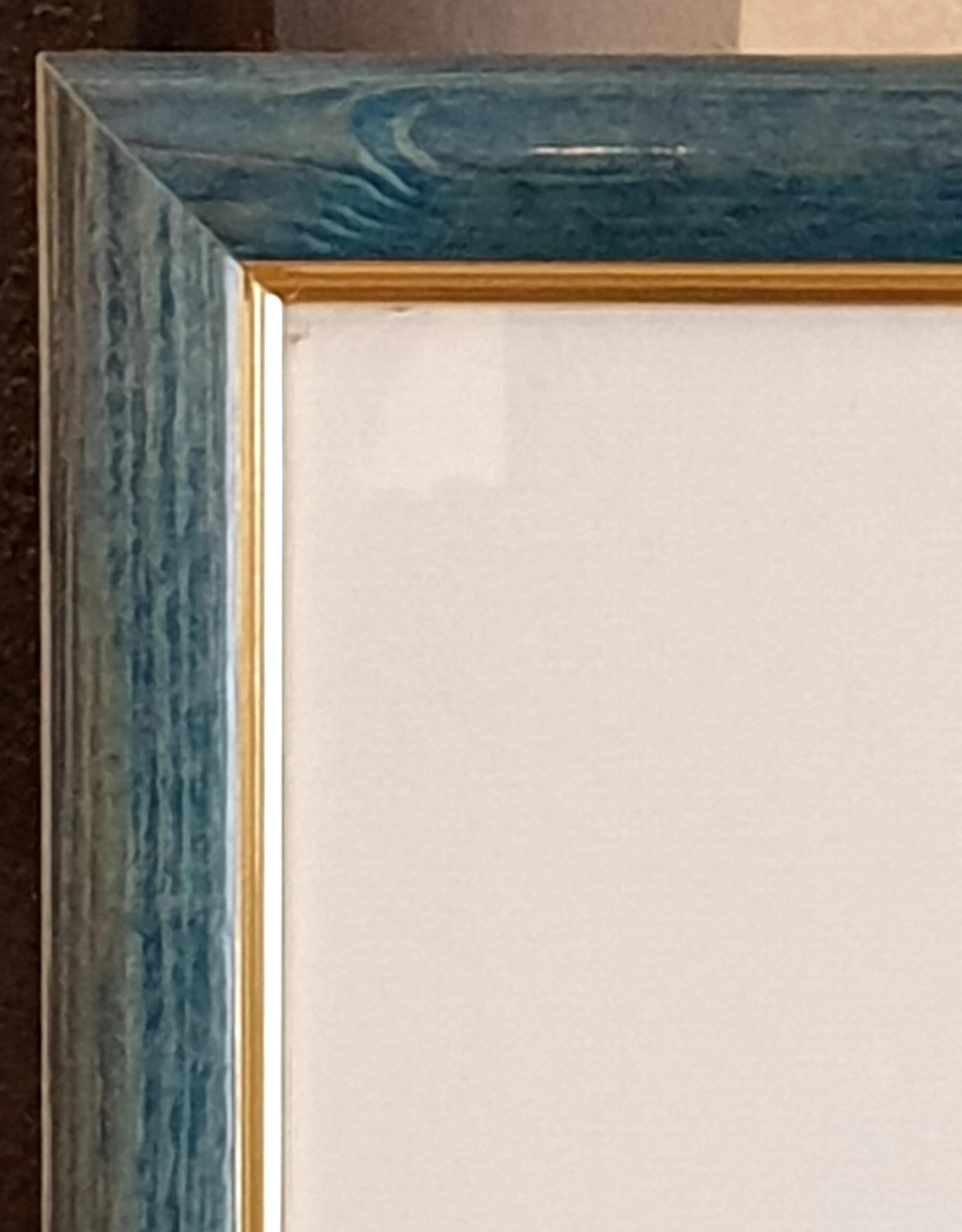 Acquerello Art Nouveau su carta, Una figura classica. in vendita 2