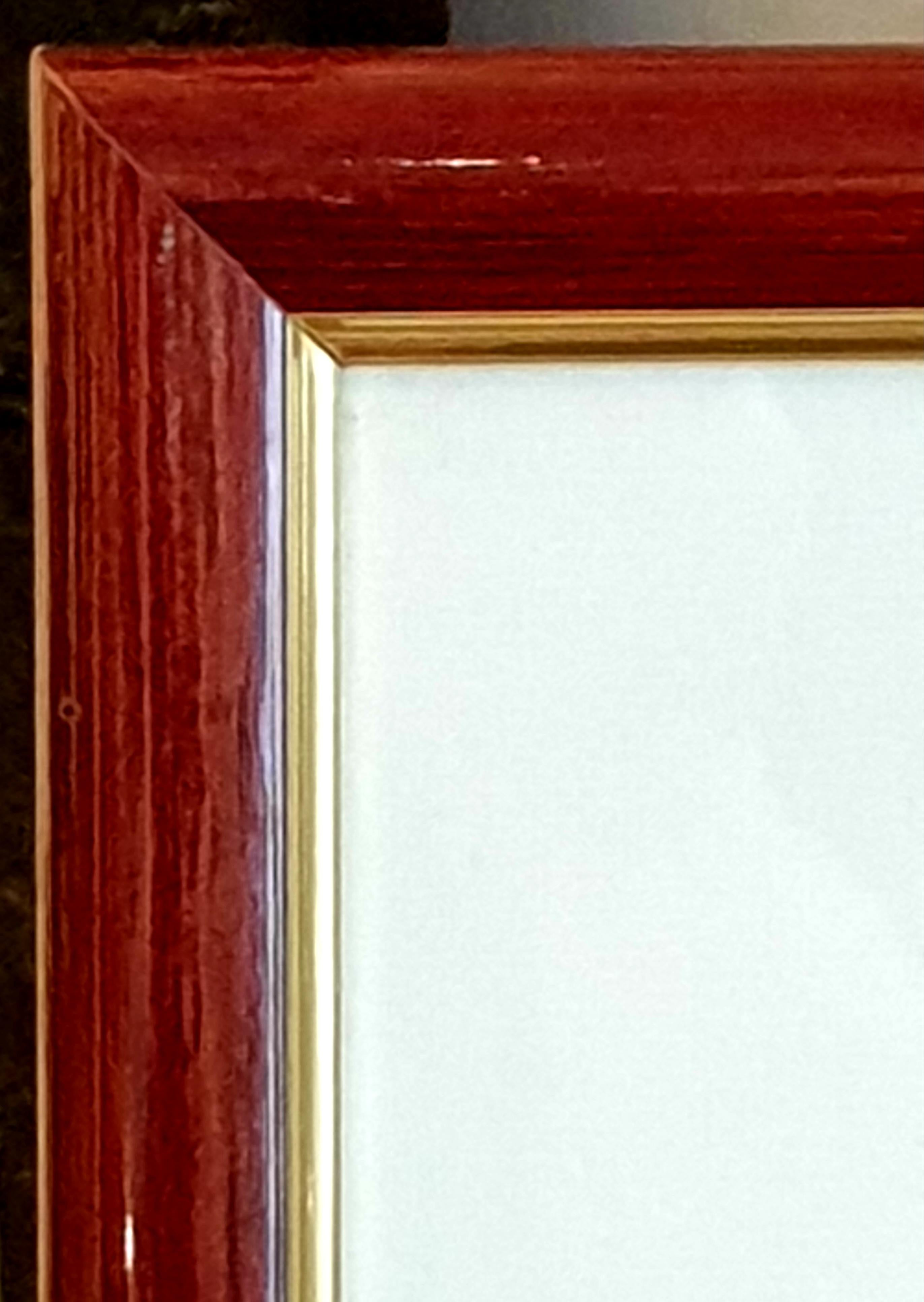 Jugendstil-Aquarell auf Papier, klassischer Chariot und Pferde. im Angebot 5